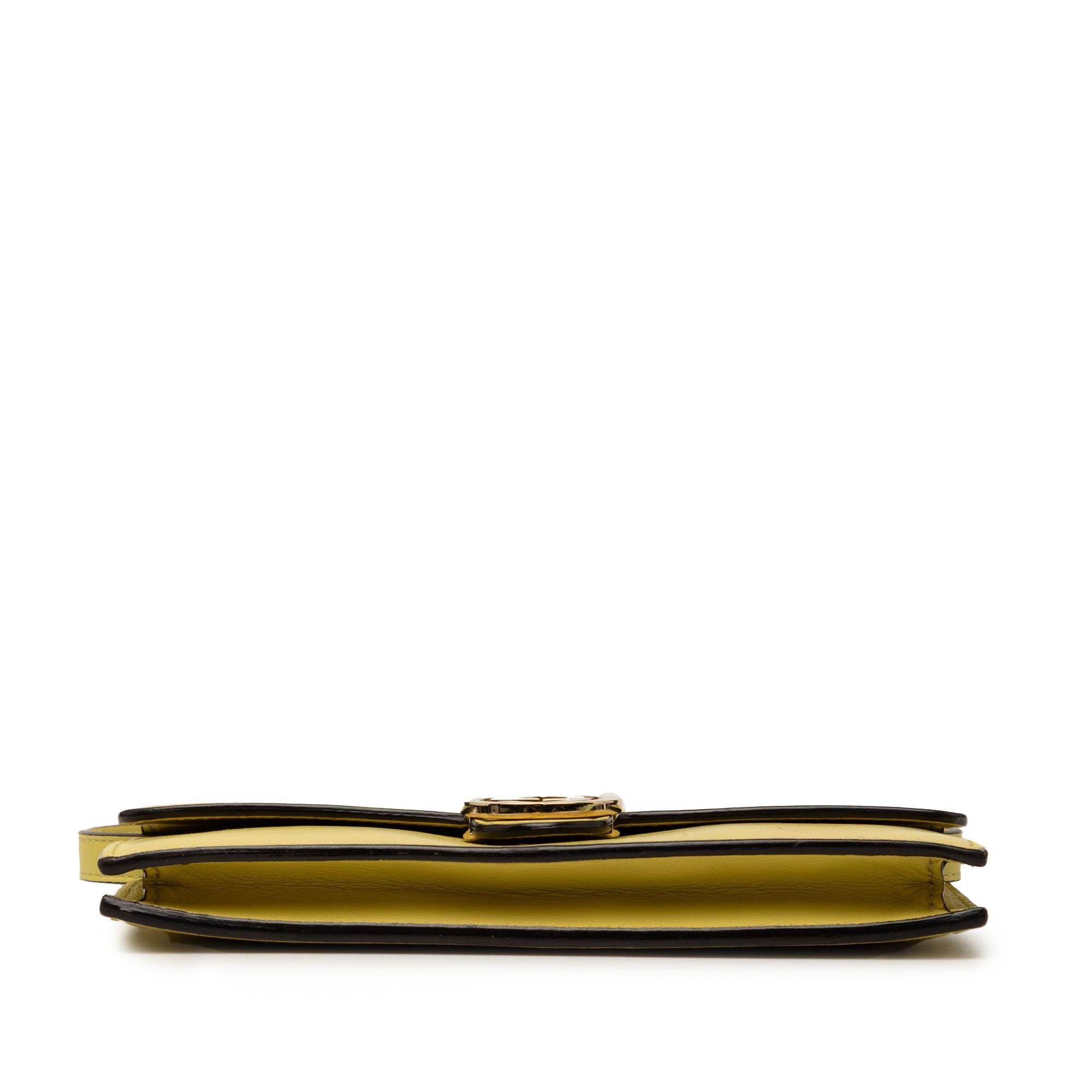 Gucci Calfskin Interlocking G Wallet on Chain