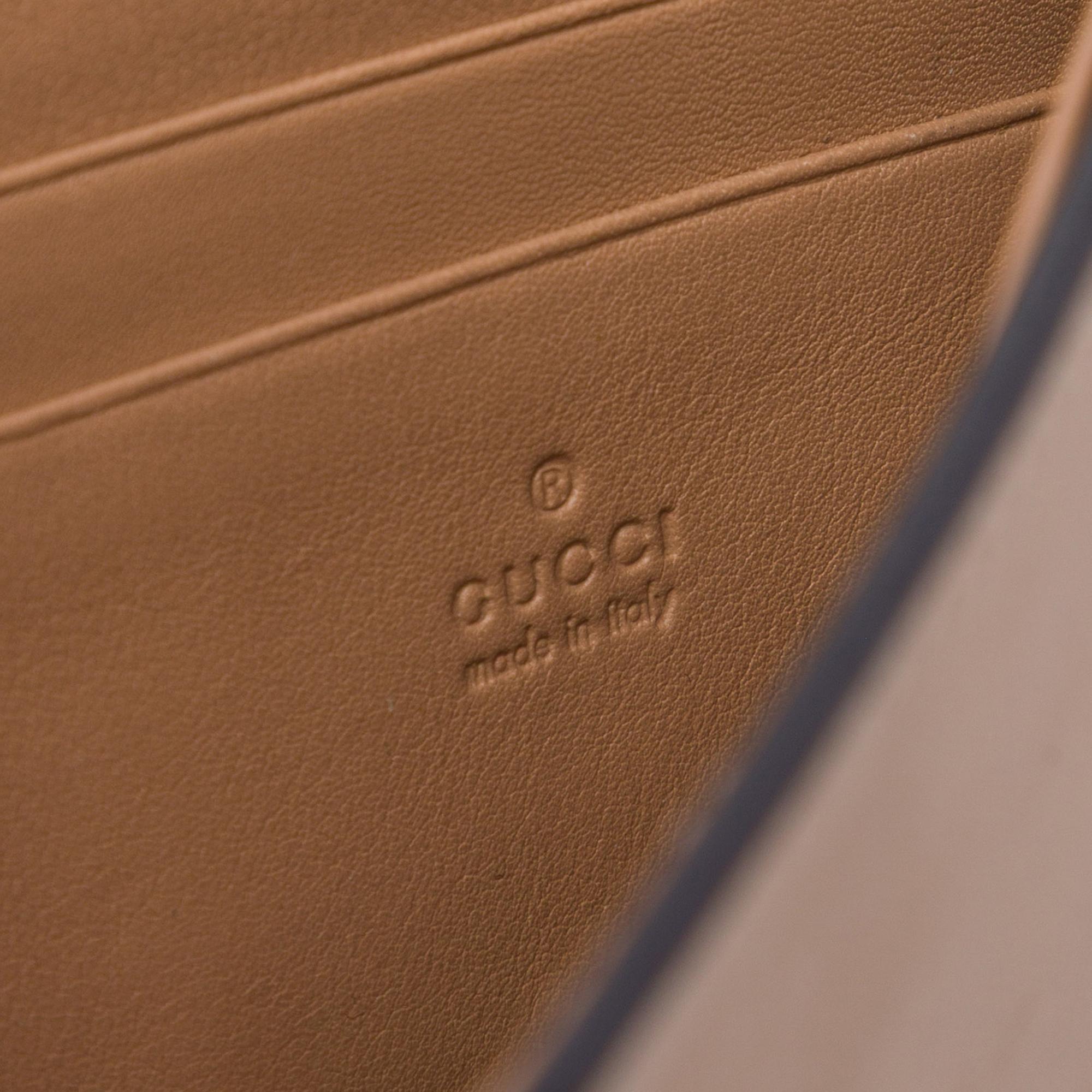 Gucci Calfskin Interlocking G Wallet on Chain
