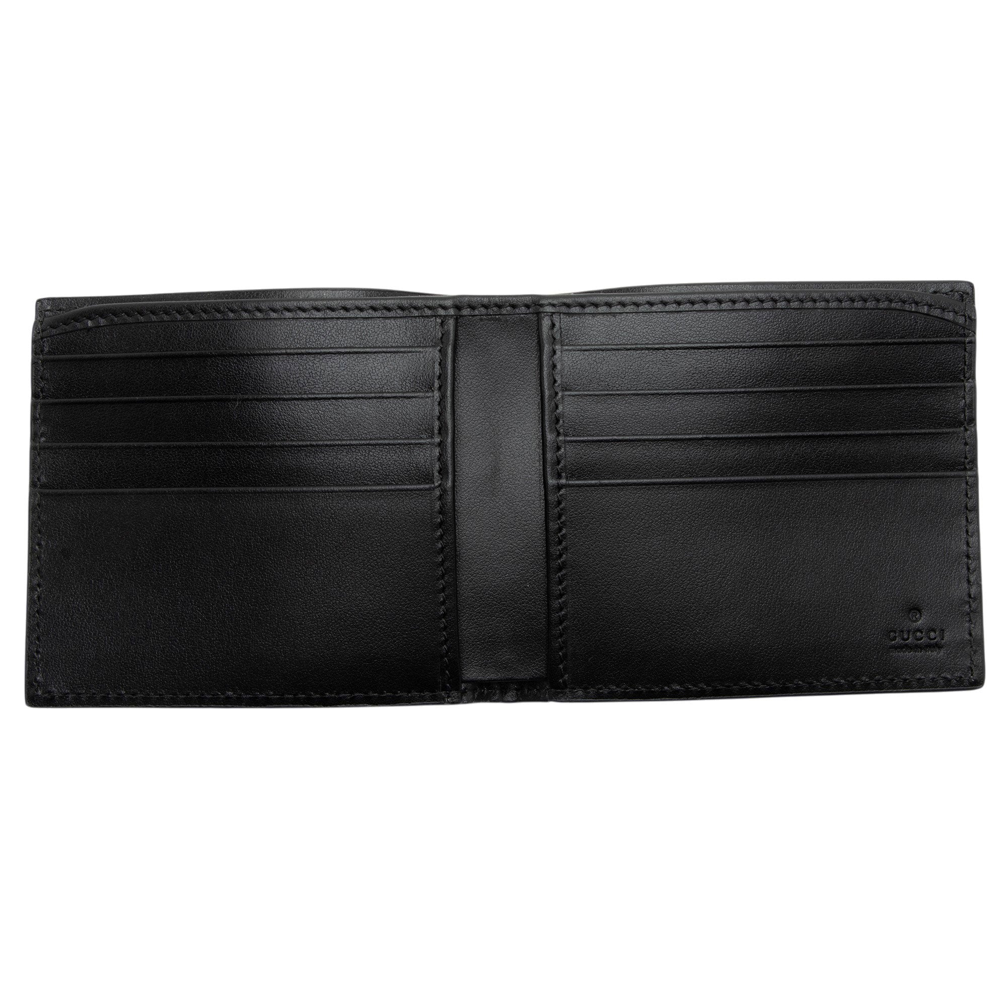 Gucci Calfskin Logo Bifold Wallet