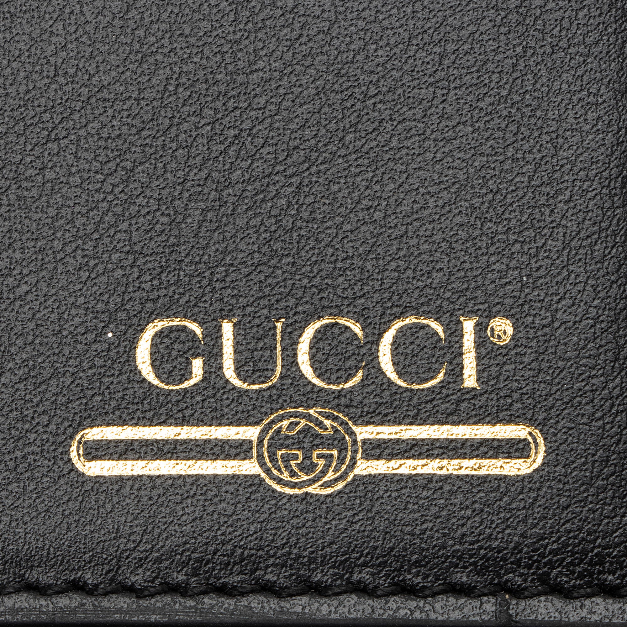 Gucci Calfskin Logo Bifold Wallet
