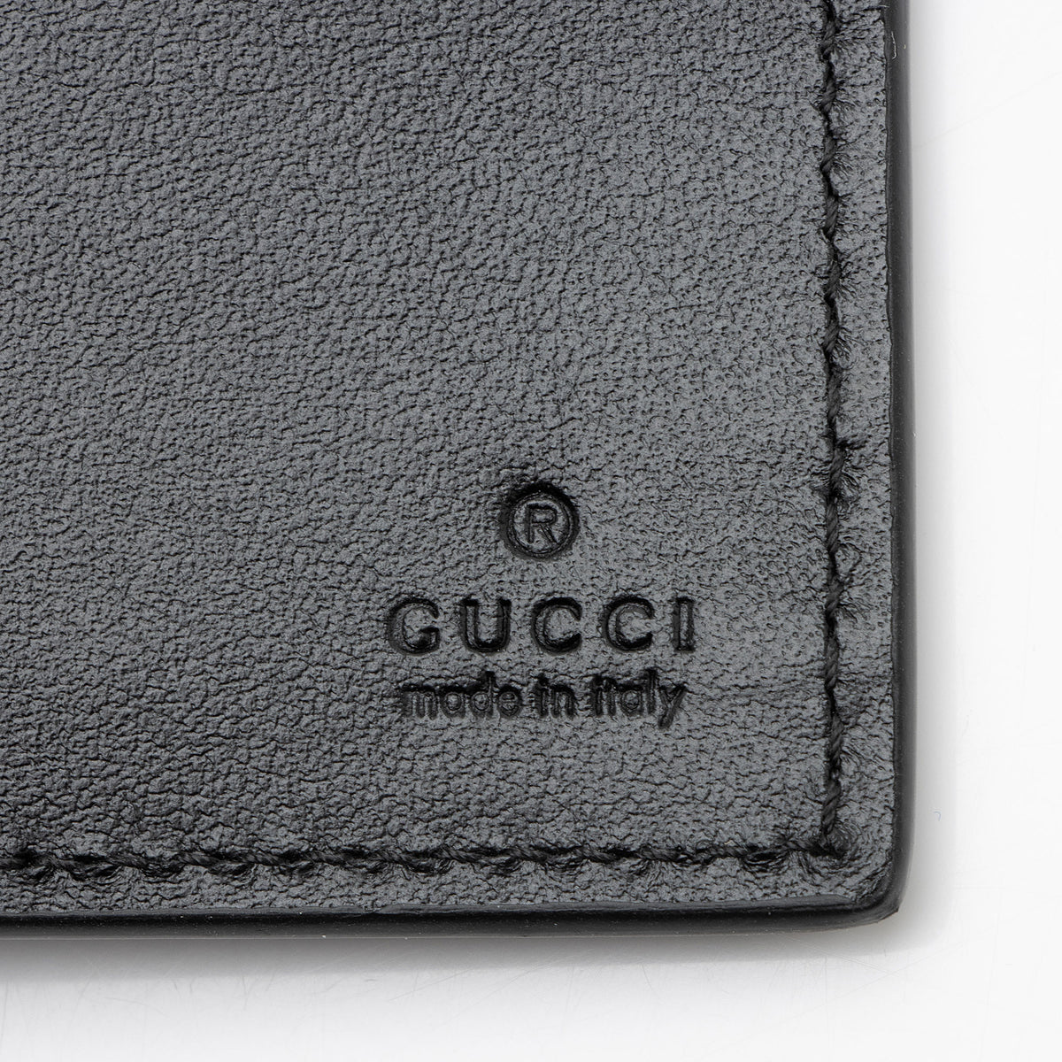 Gucci Calfskin Logo Bifold Wallet