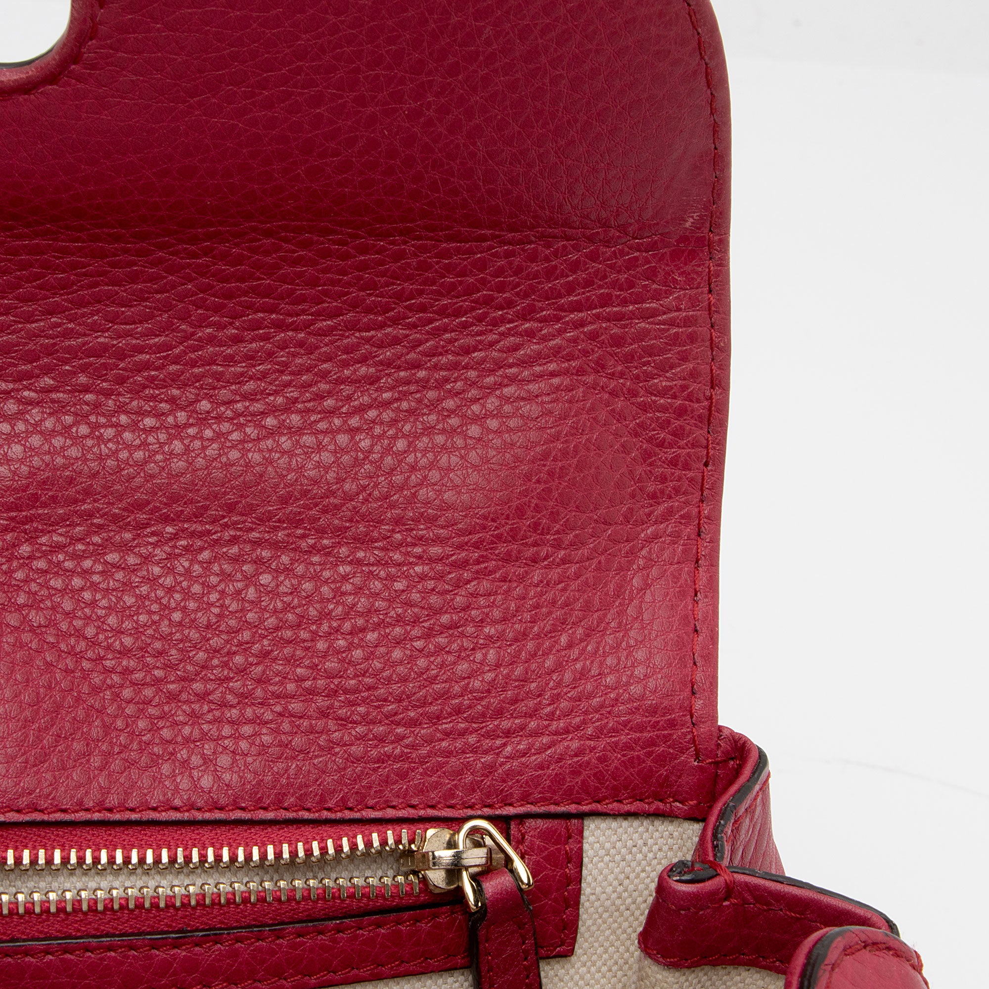 Gucci Calfskin New Bamboo Top Handle (SHF-v2KUgA)