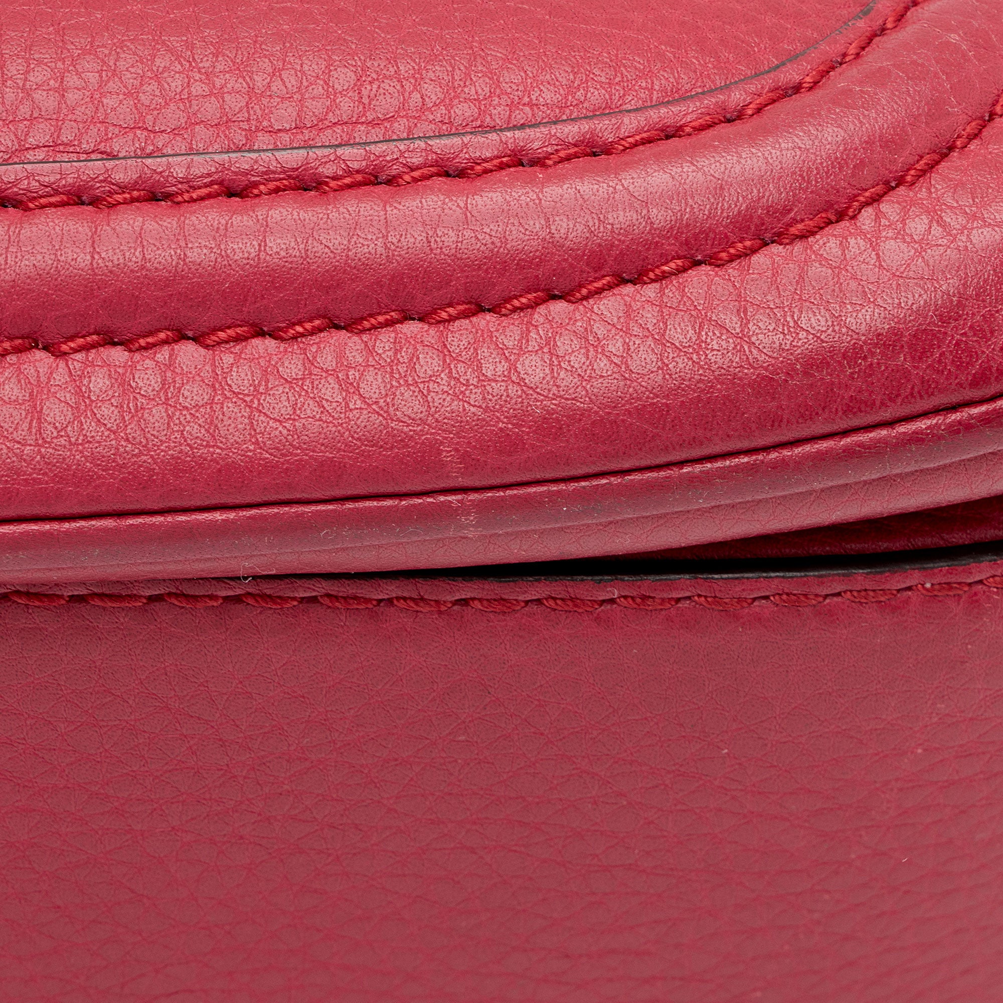 Gucci Calfskin New Bamboo Top Handle (SHF-v2KUgA)