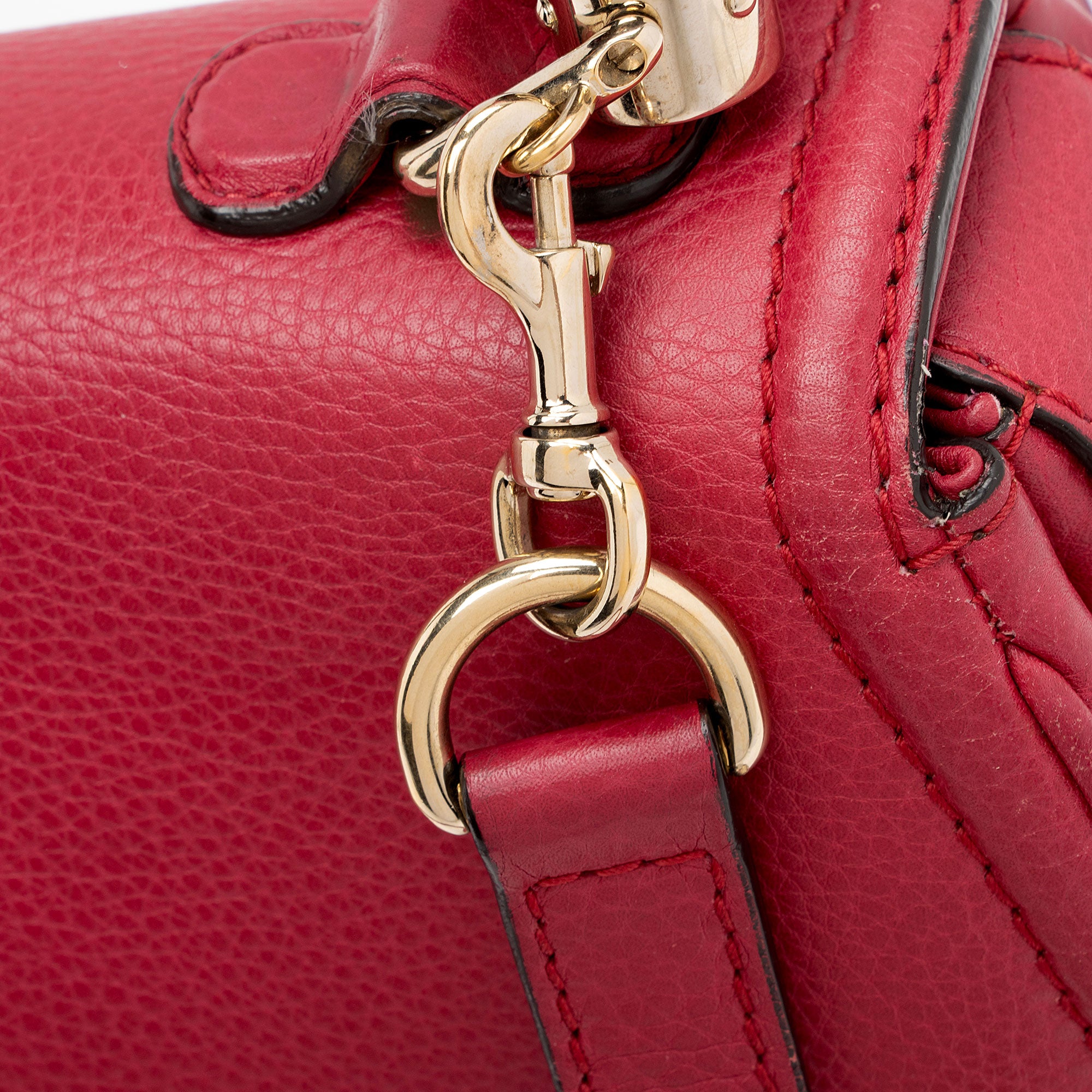 Gucci Calfskin New Bamboo Top Handle (SHF-v2KUgA)