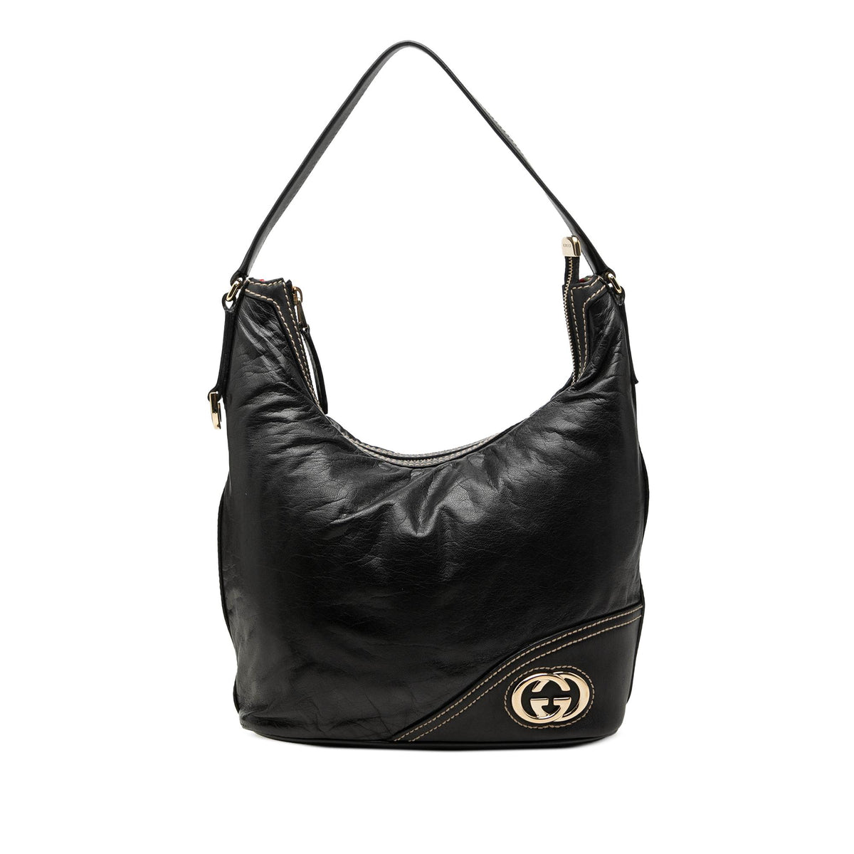 Gucci Calfskin New Britt Shoulder Bag