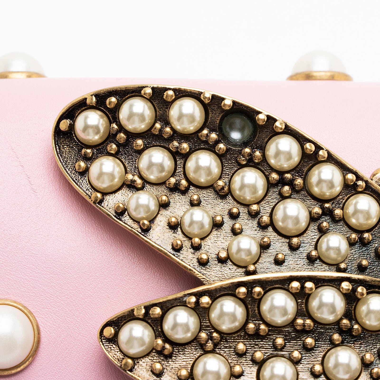 Gucci pearl bee bag sale