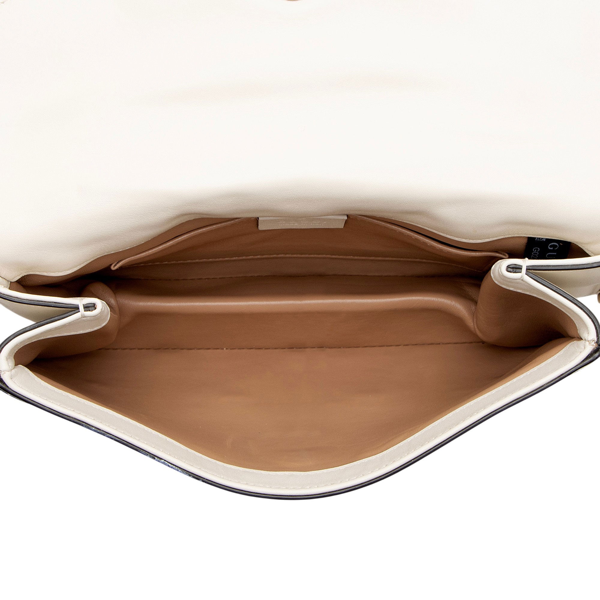 Gucci Calfskin Pearl Bee Broadway Mini Shoulder Bag