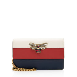 Gucci Calfskin Queen Margaret Wallet on Chain Bag (SHF-XxvjVv)