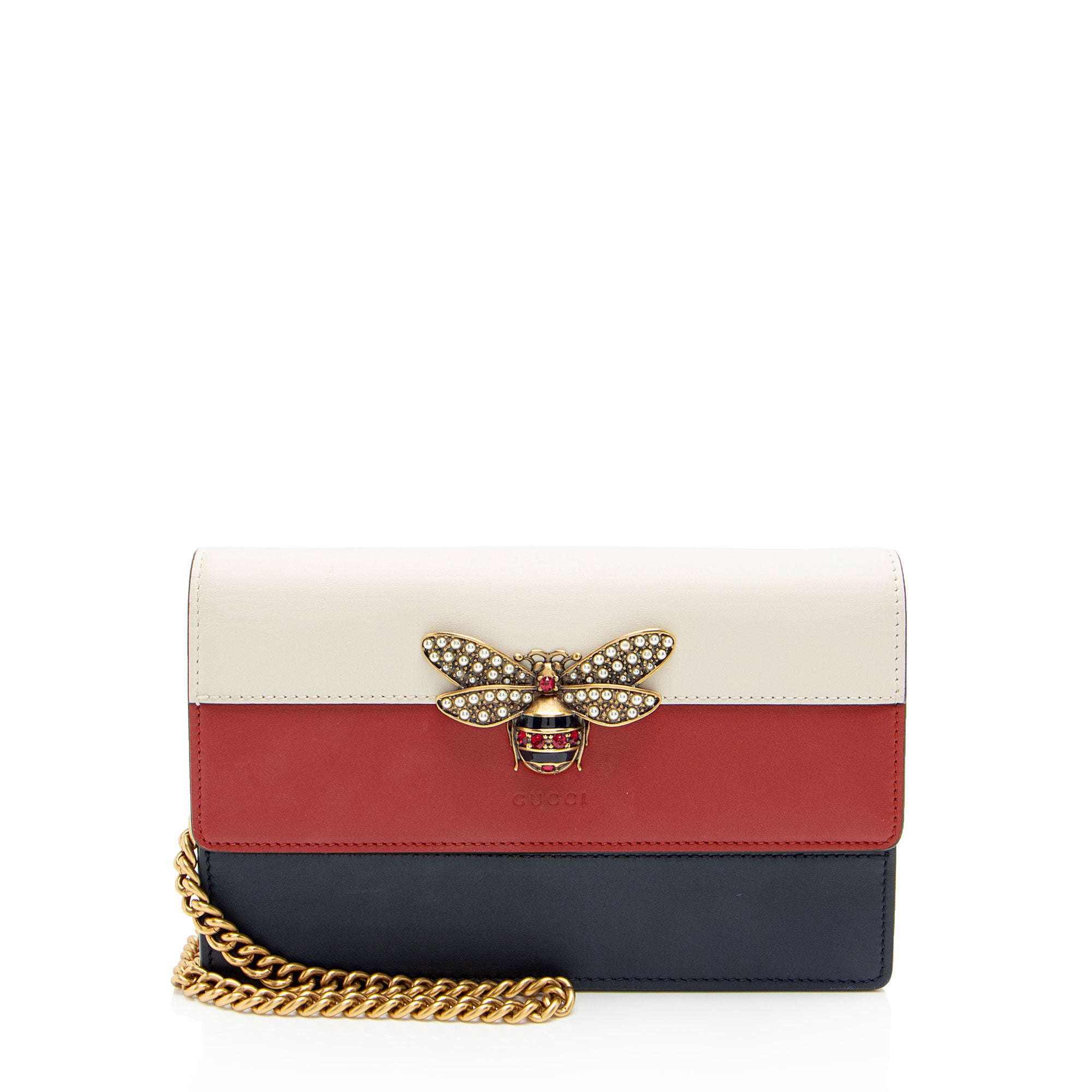 Gucci Calfskin Queen Margaret Wallet on Chain SHF 9Q7LIA