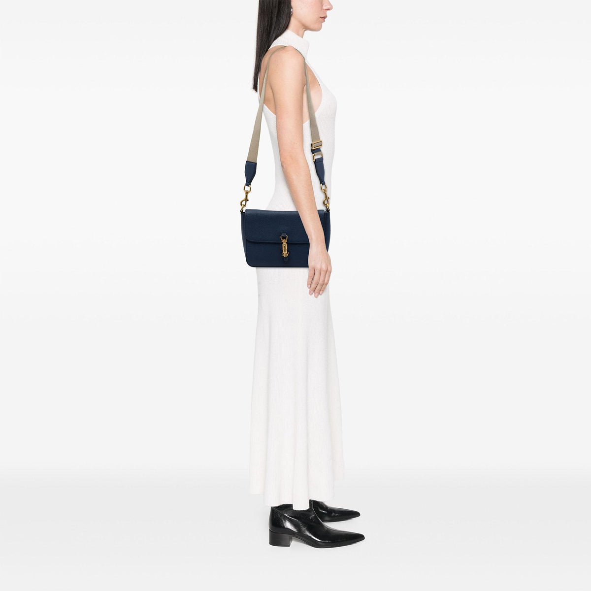 Gucci Calfskin Soft Jackie Convertible Crossbody