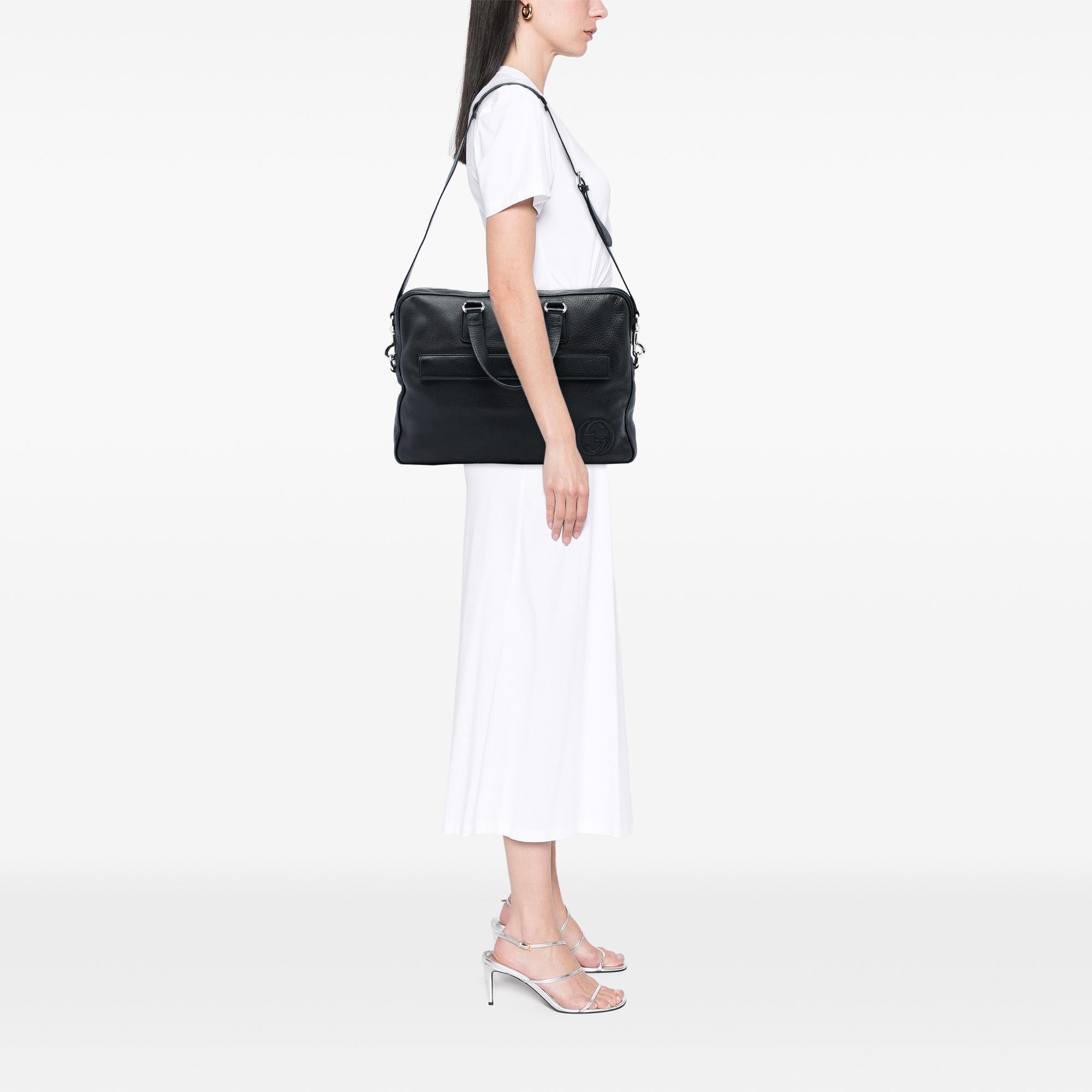 Gucci Calfskin Soho Briefcase