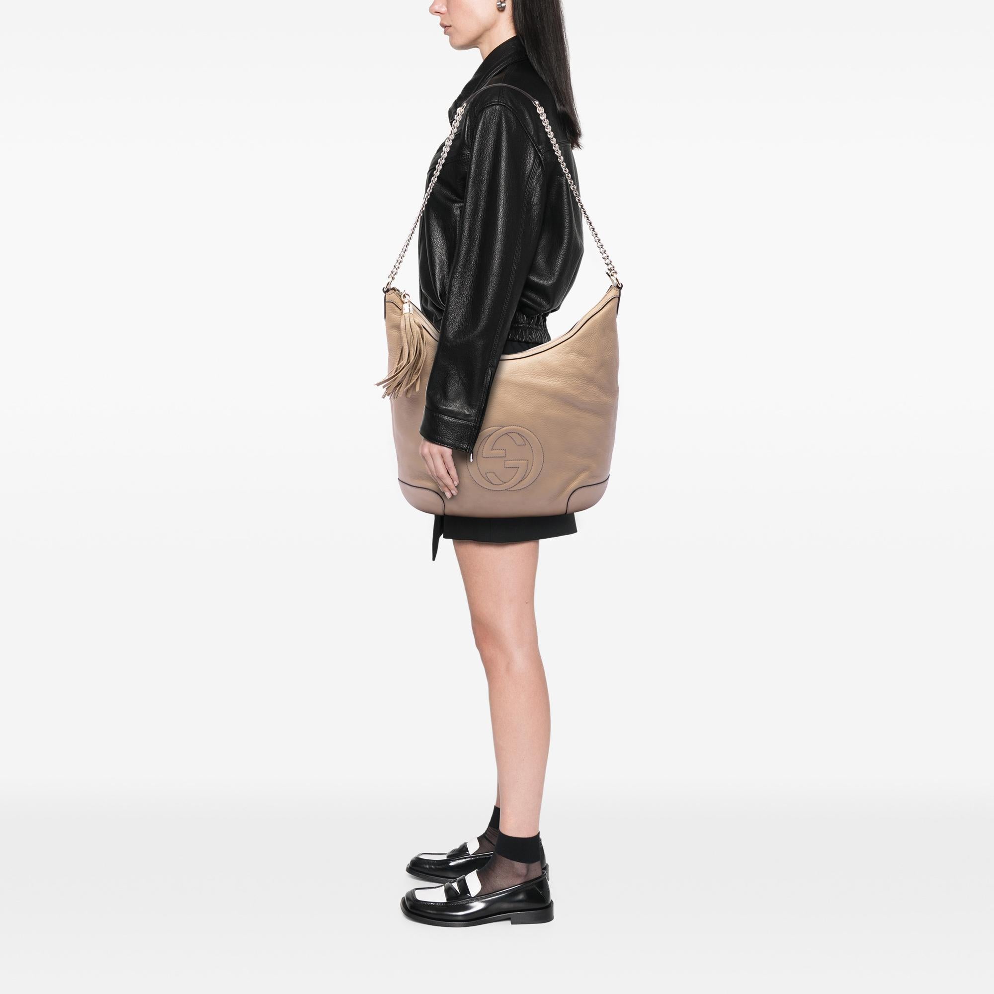 Gucci Calfskin Soho Chain Shoulder Bag