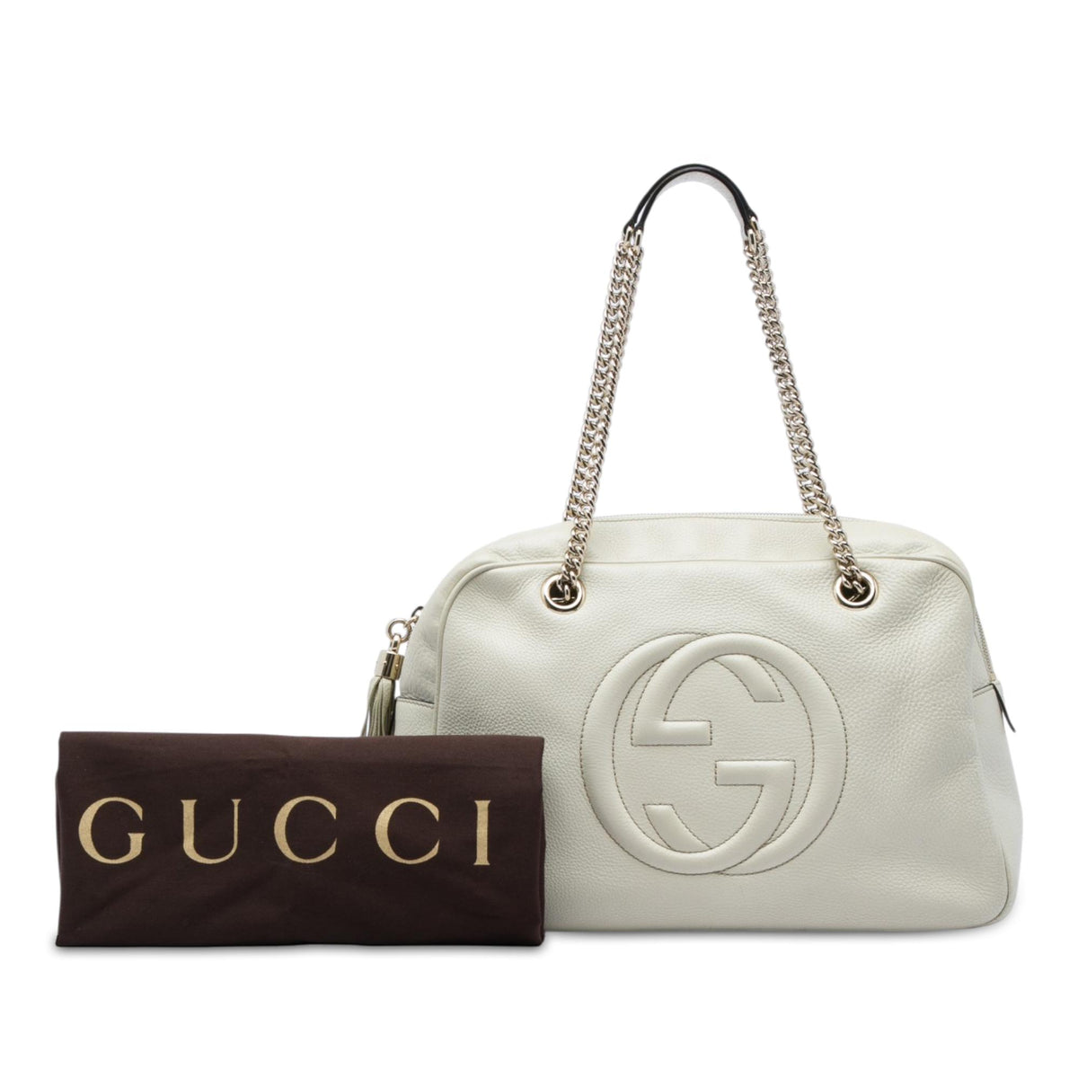 Gucci Calfskin Soho Chain Shoulder Bag
