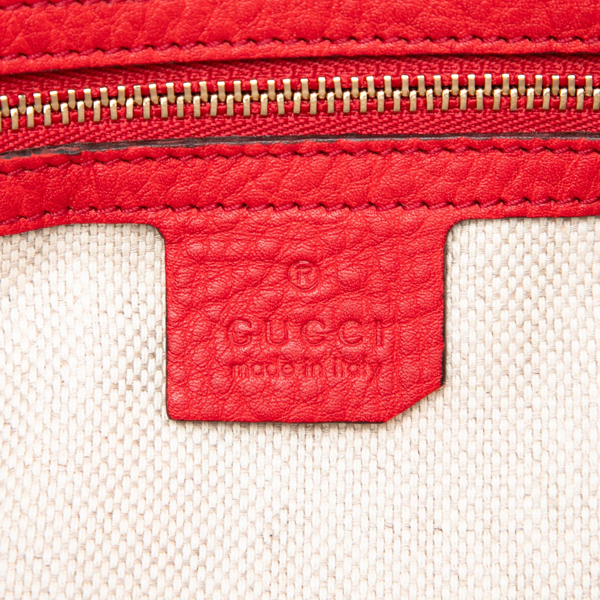 Gucci Calfskin Soho Chain Zip Shoulder Bag