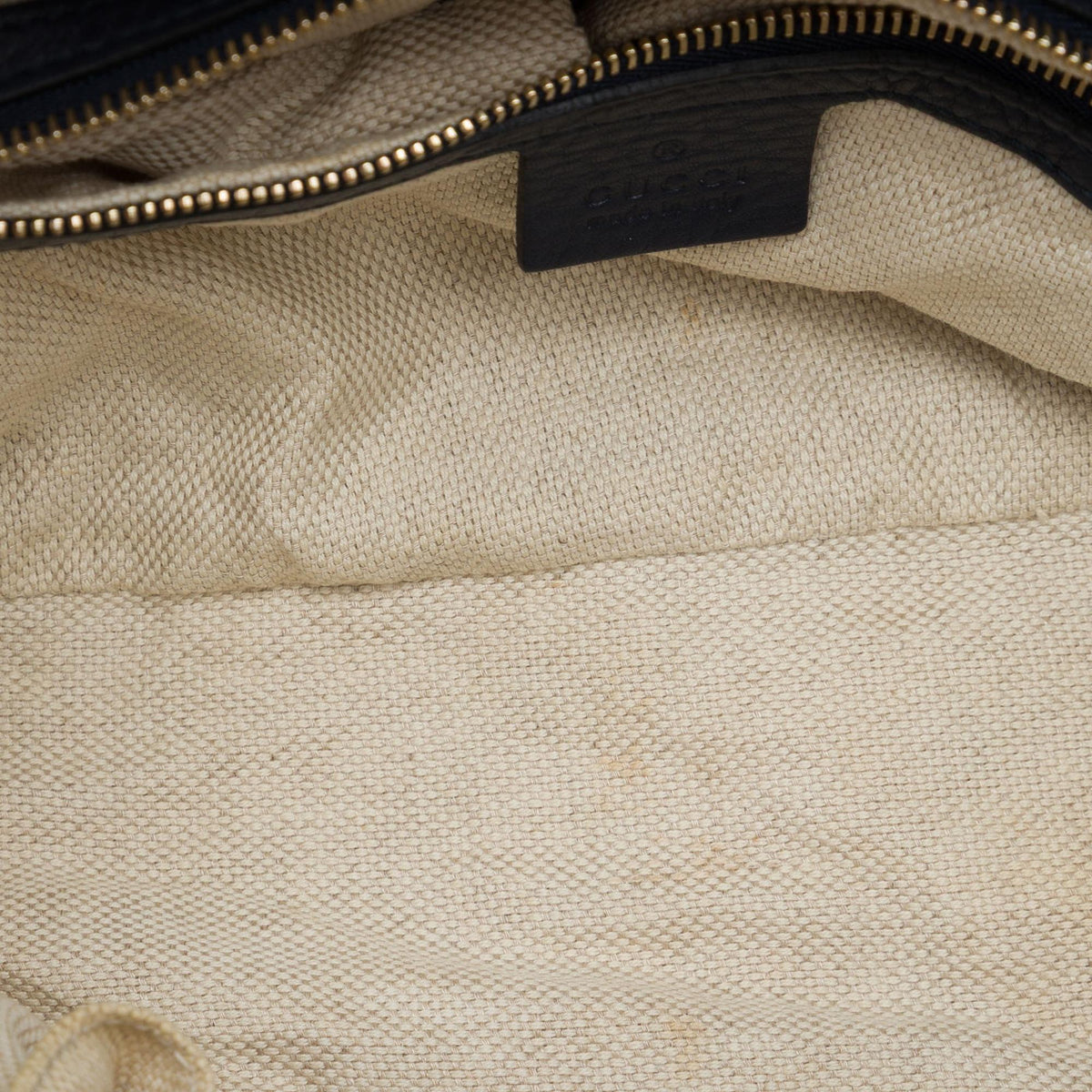 Gucci Calfskin Soho Chain Zip Shoulder Bag