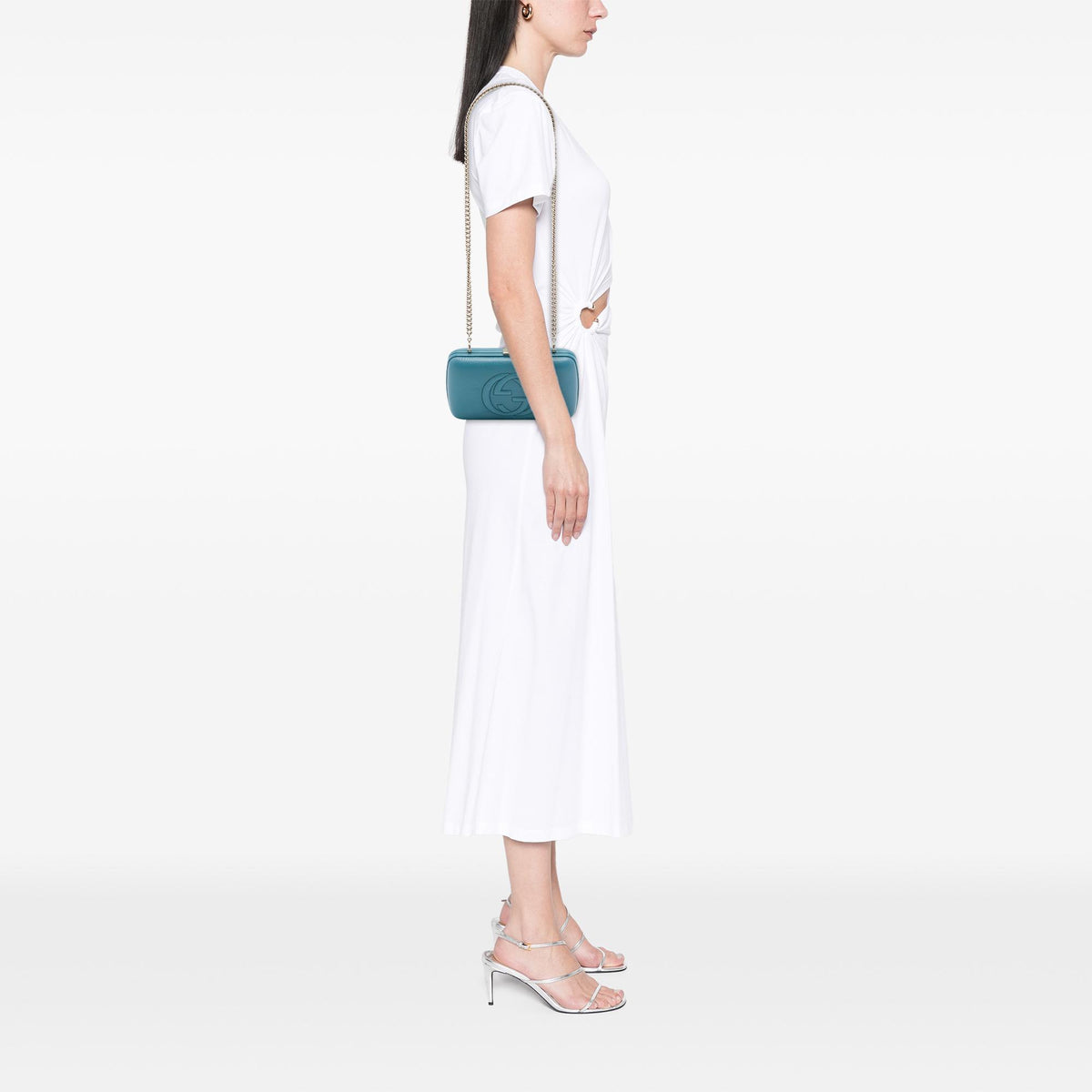 Gucci Calfskin Soho Clutch on Chain