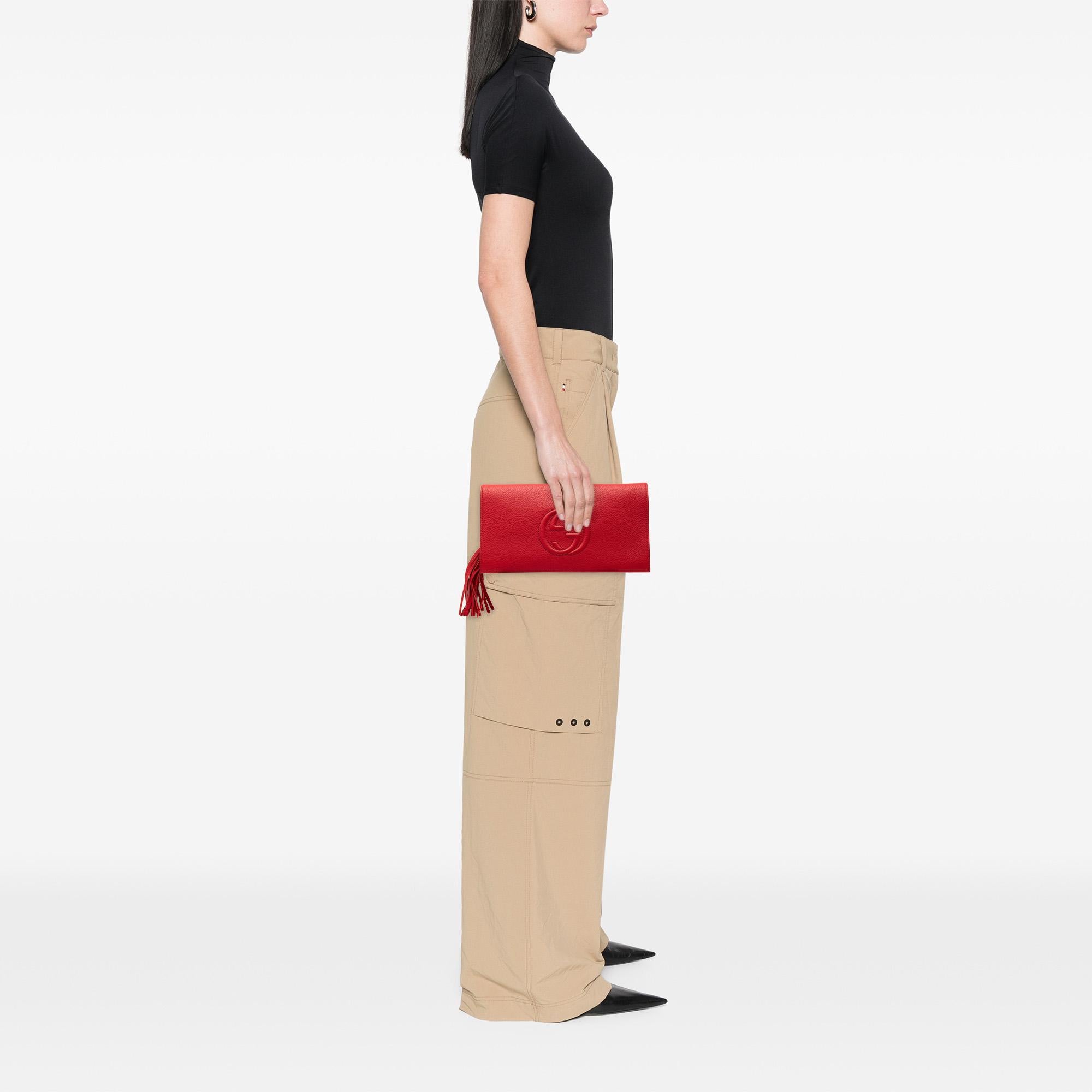 Gucci Calfskin Soho Disco Clutch