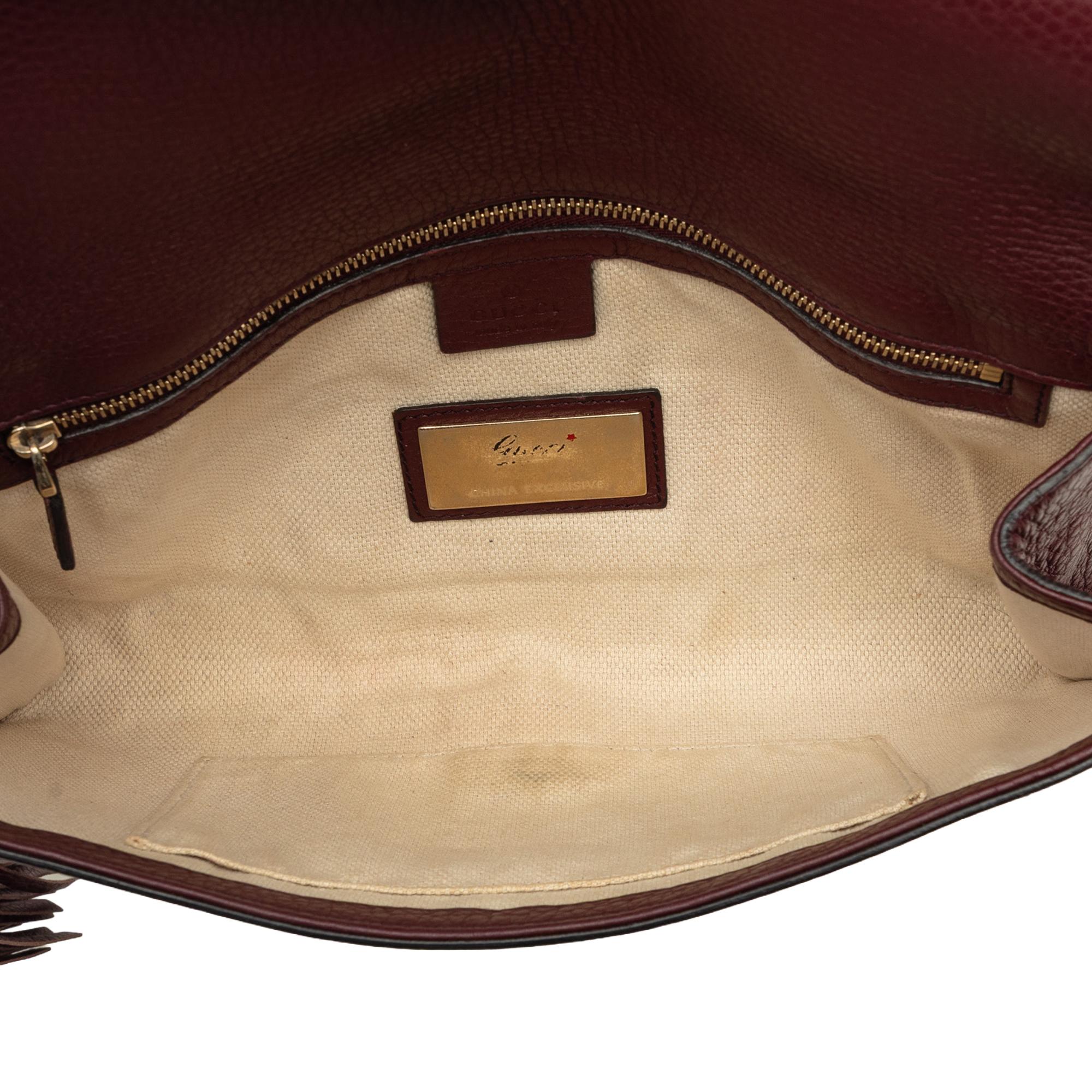Gucci Calfskin Soho Disco Clutch