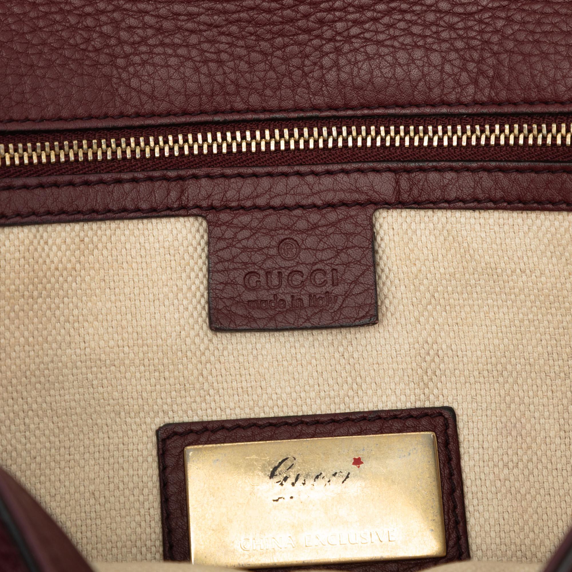 Gucci Calfskin Soho Disco Clutch
