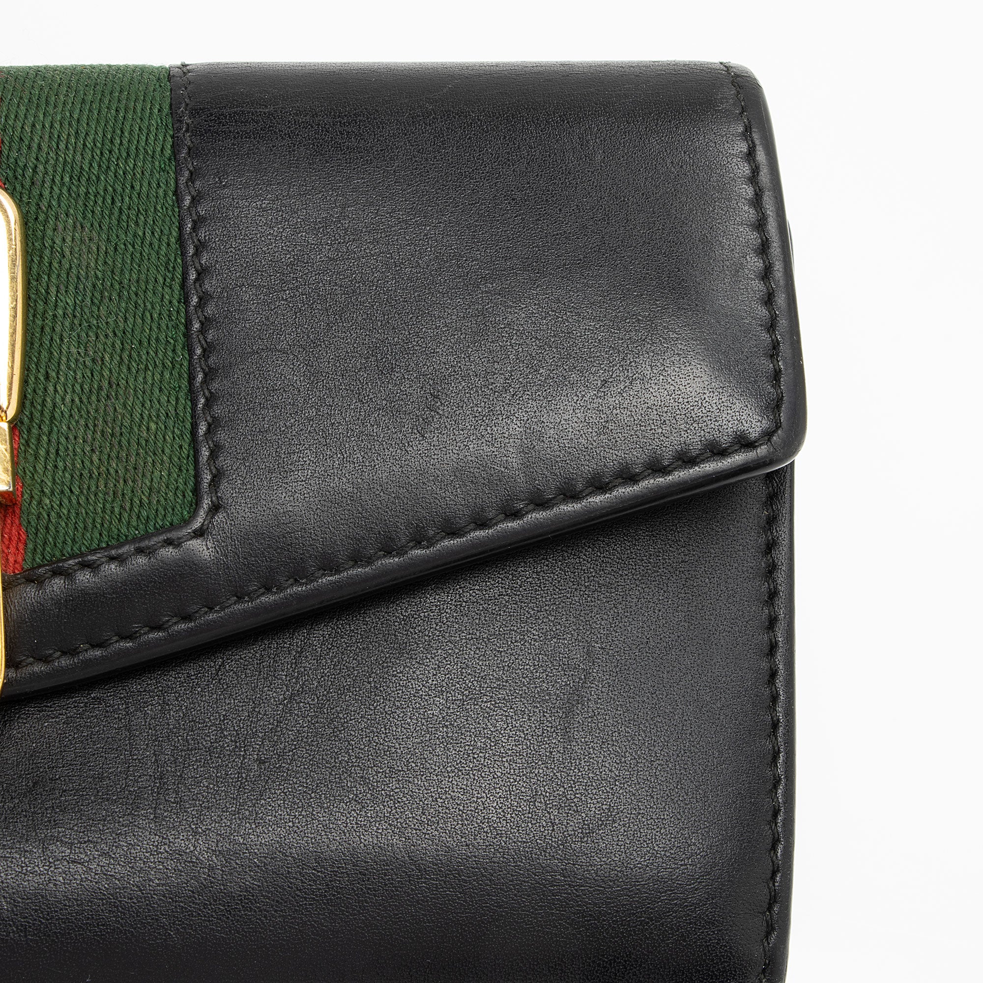 Gucci Calfskin Sylvie Continental Wallet (SHF-1uI8WQ)