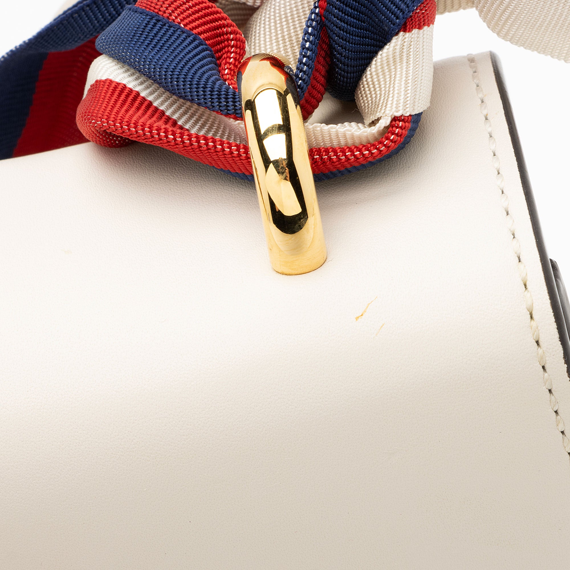 Gucci Calfskin Sylvie Small Shoulder Bag (SHF-G6Ob0L)