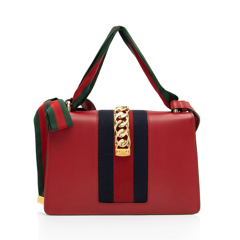 Gucci Calfskin Sylvie Small Shoulder Bag (SHF-pDYCA5)