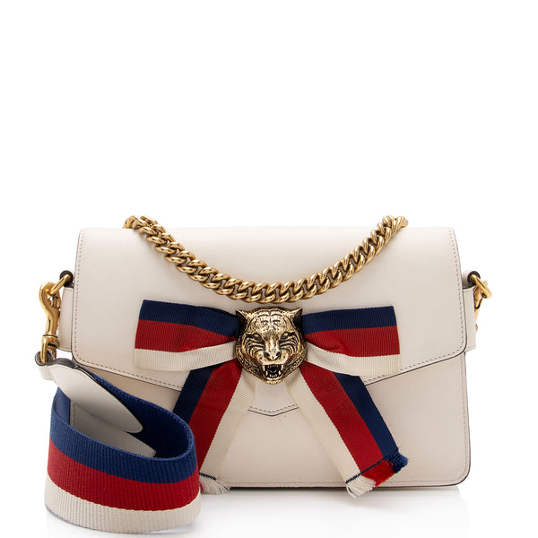 Gucci Calfskin Tiger Broadway Mini Shoulder Bag (SHF-VQsEa9)
