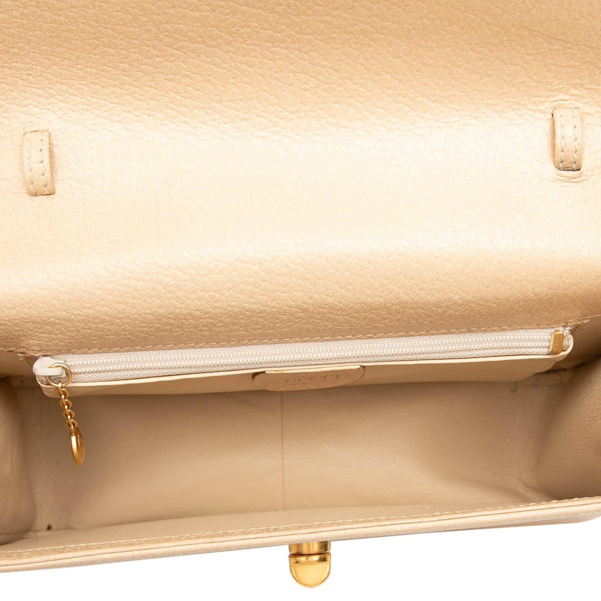 Gucci Calfskin Turnlock Bamboo Top Handle Bag
