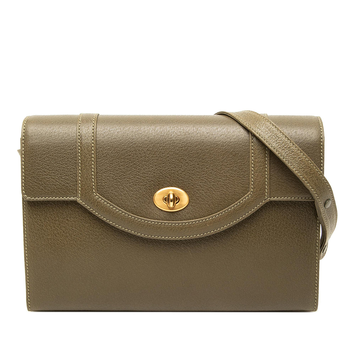 Gucci Calfskin Turnlock Flap Crossbody
