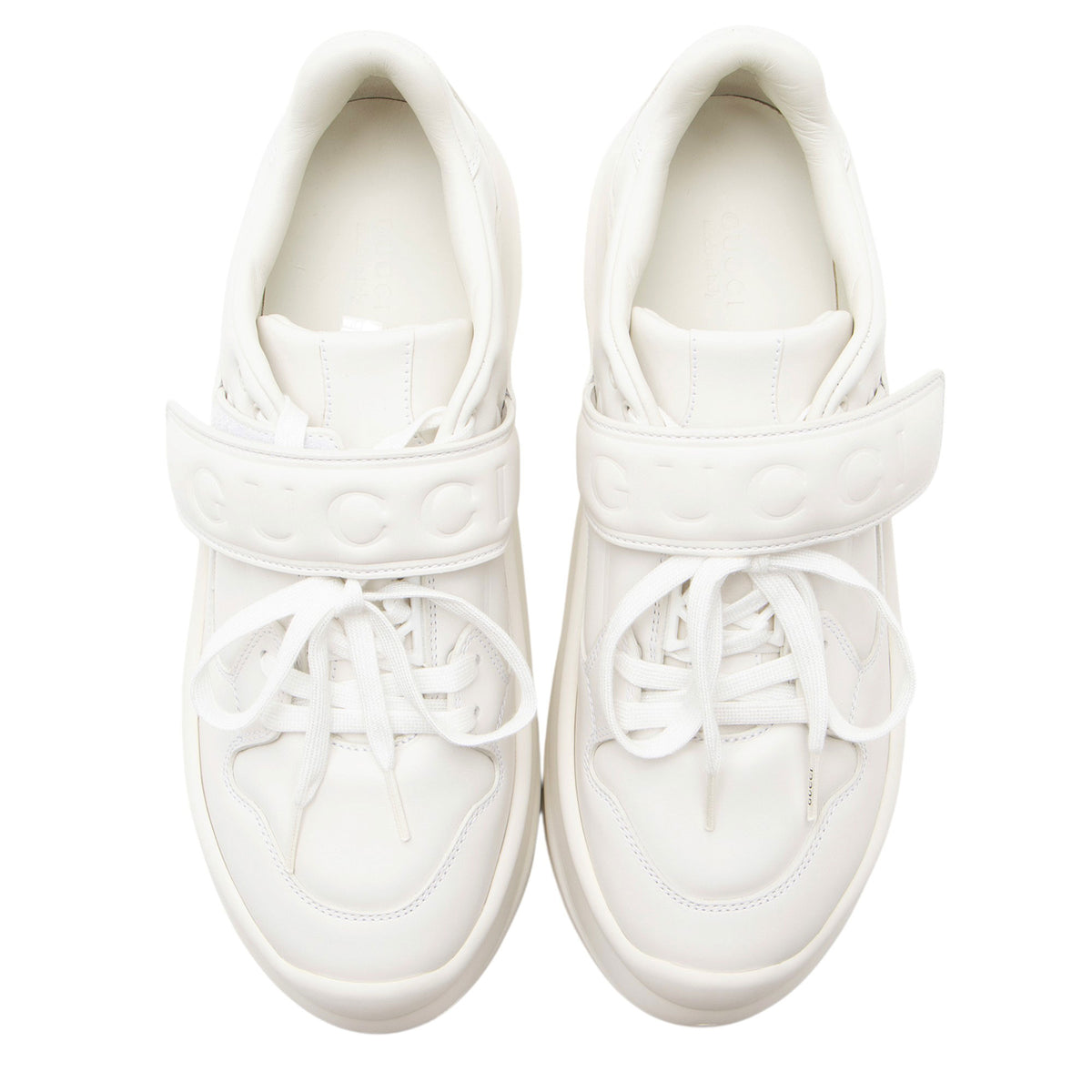 Gucci Calfskin Wave Wedge Sneakers - Size 9 / 39