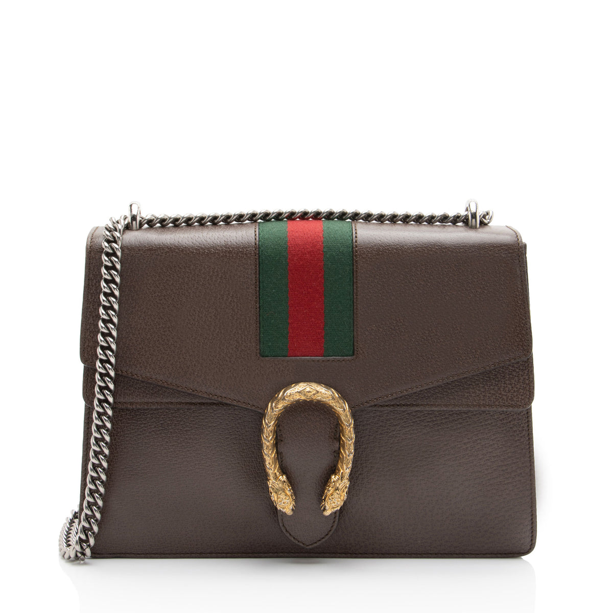 Gucci Calfskin Web Dionysus Large Shoulder Bag