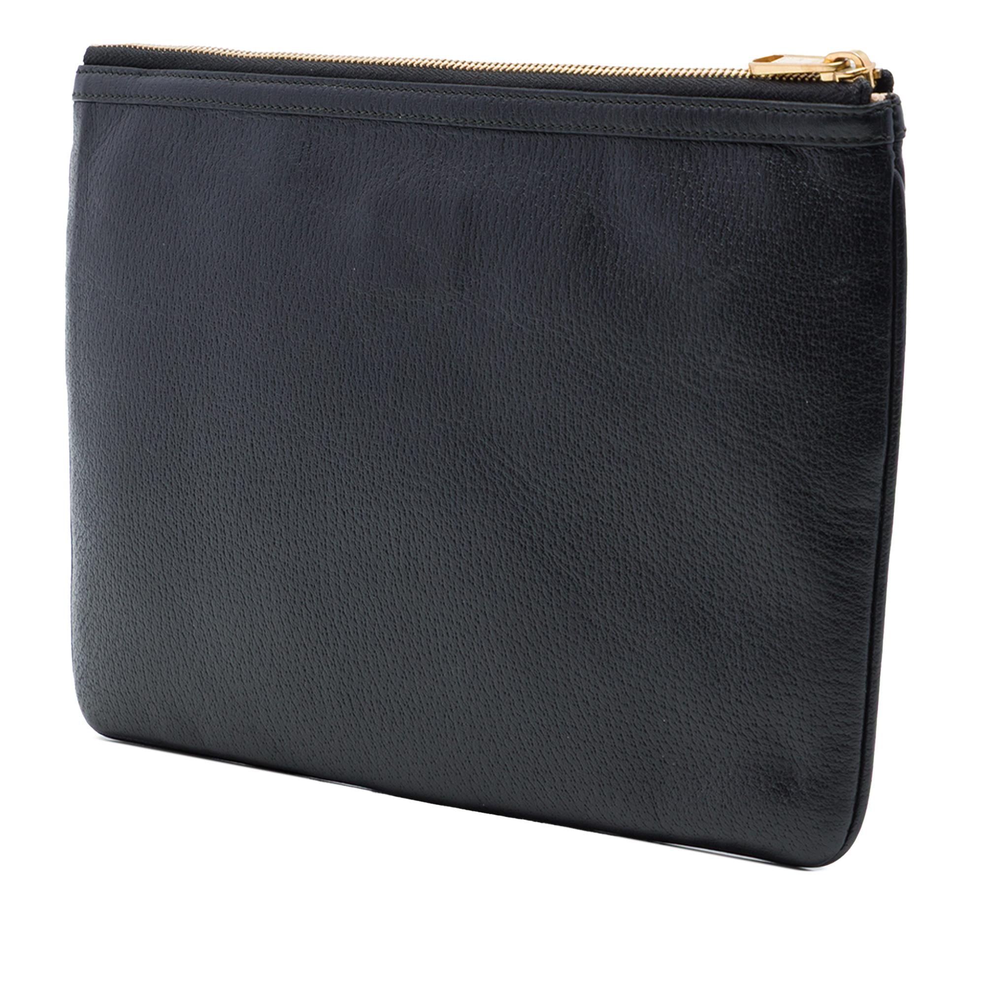 Gucci Calfskin Web Ophidia Clutch