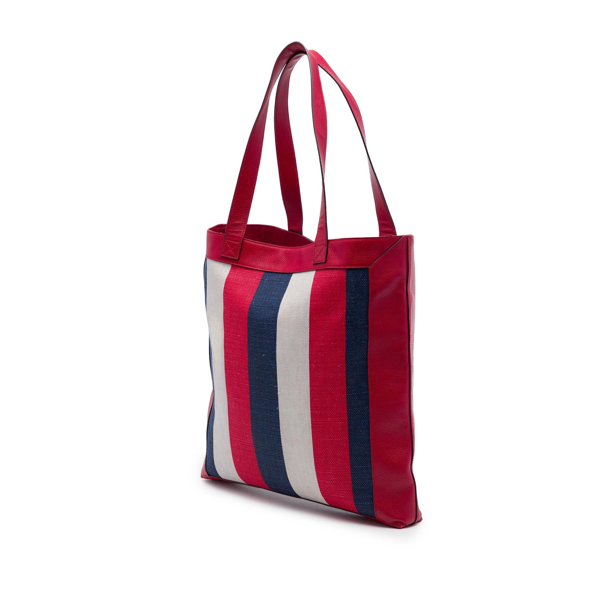 Gucci Canvas Baiadera Striped Tote