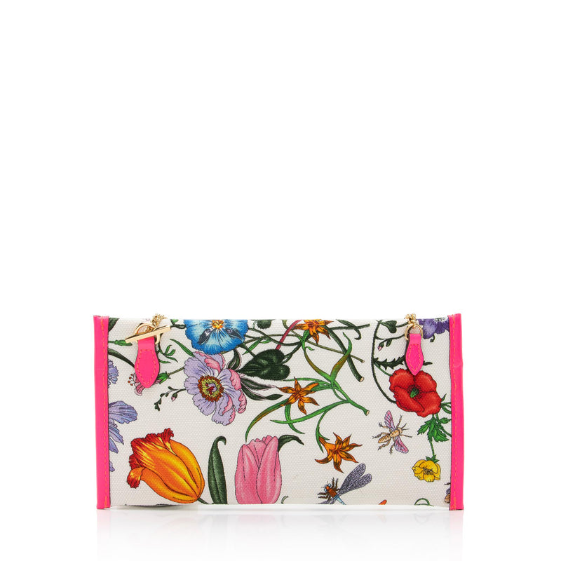 Gucci Canvas Flora Pochette SHF QyfIqL LuxeDH