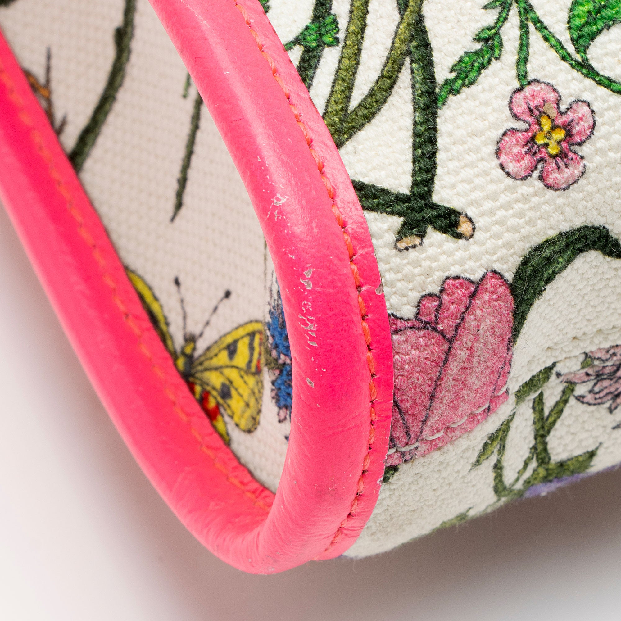 Gucci Canvas Flora Rajah Large Tote