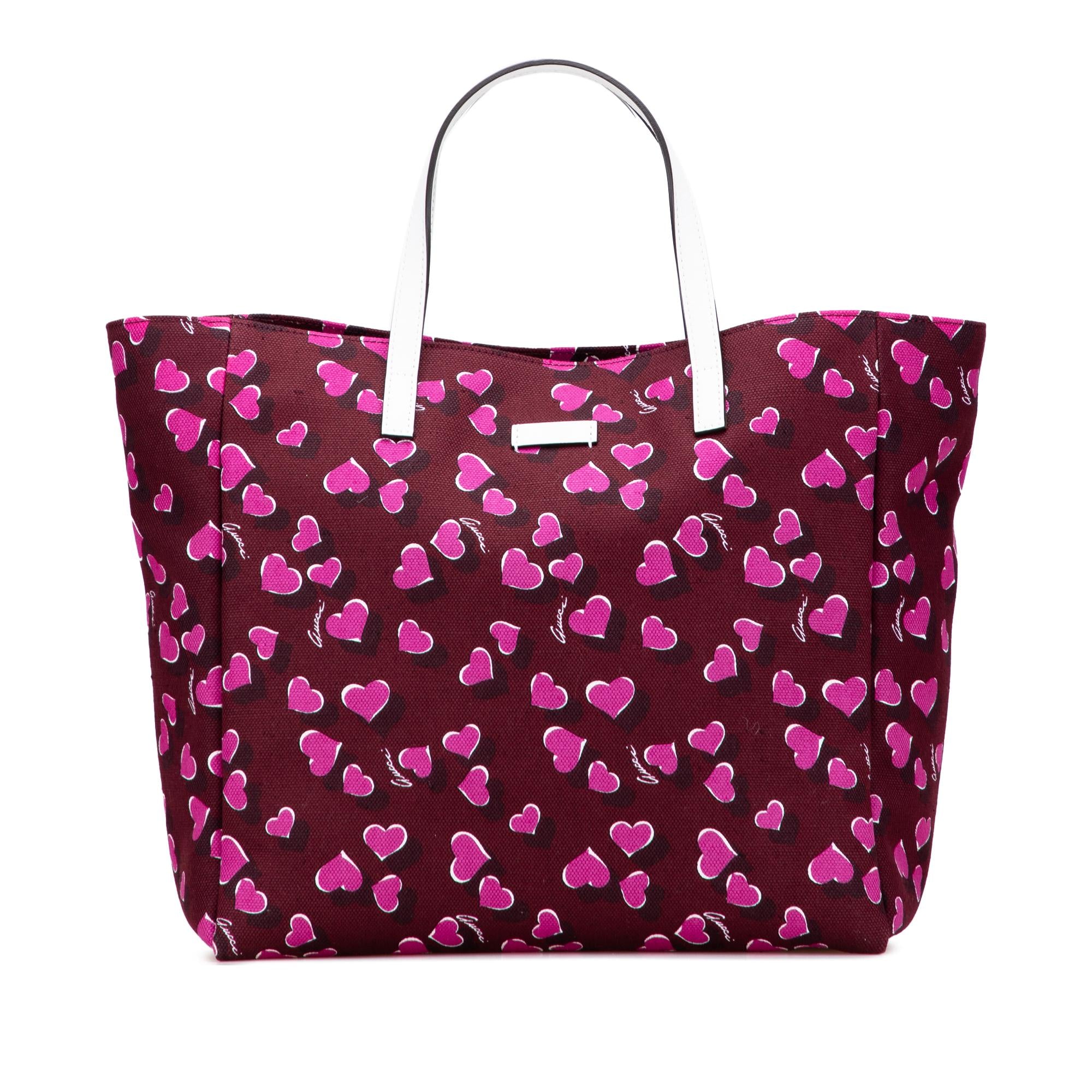 Gucci Canvas Heartbeat Tote