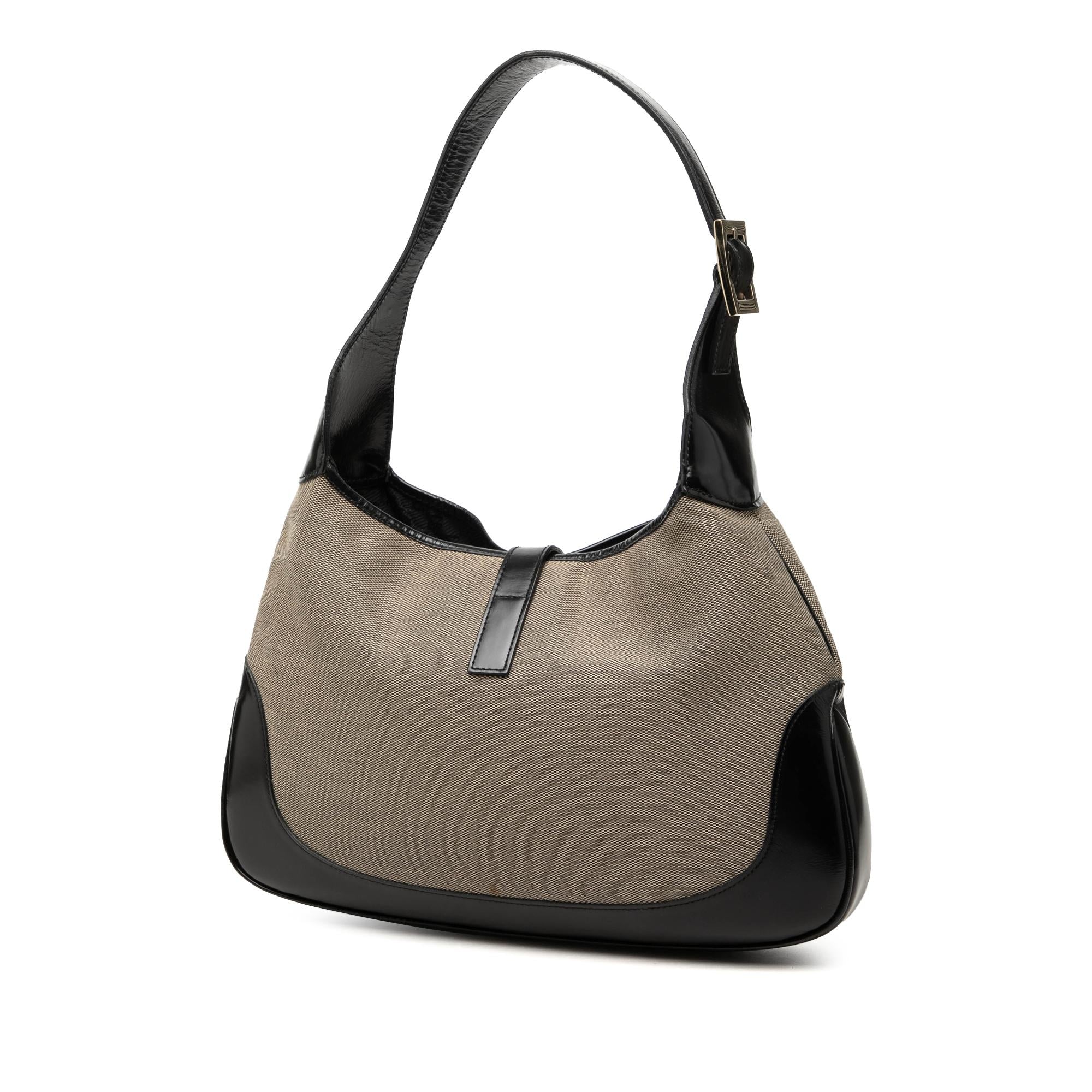Gucci Canvas Jackie Shoulder Bag