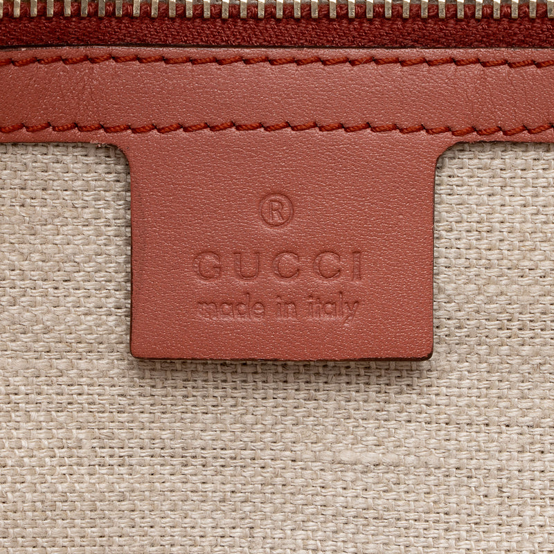 Gucci Canvas Leather Craft Tote (SHF-AuAMnM)
