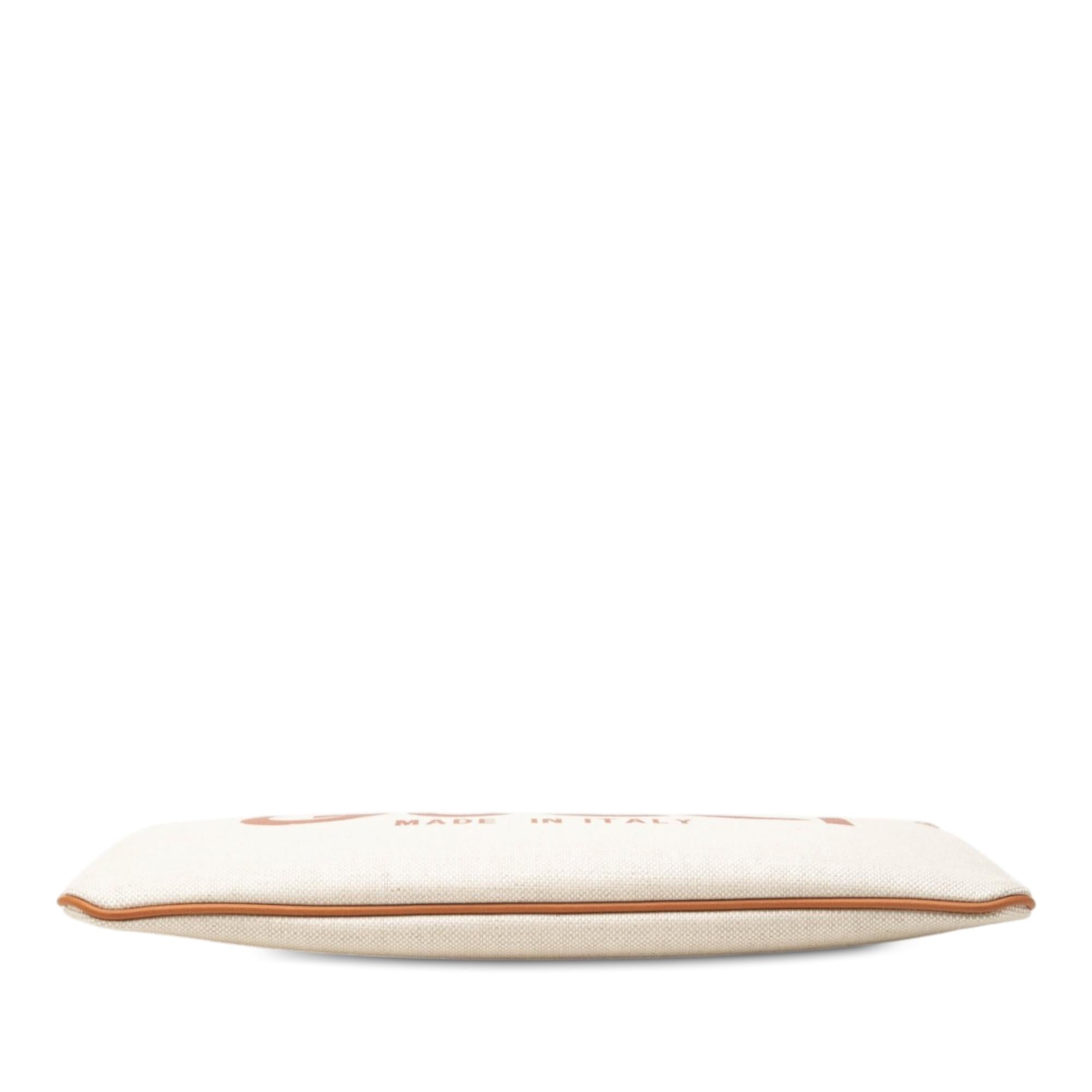 Gucci Canvas Logo Clutch