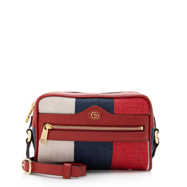 Gucci Canvas Ophidia Mini Crossbody Bag (SHF-15294)