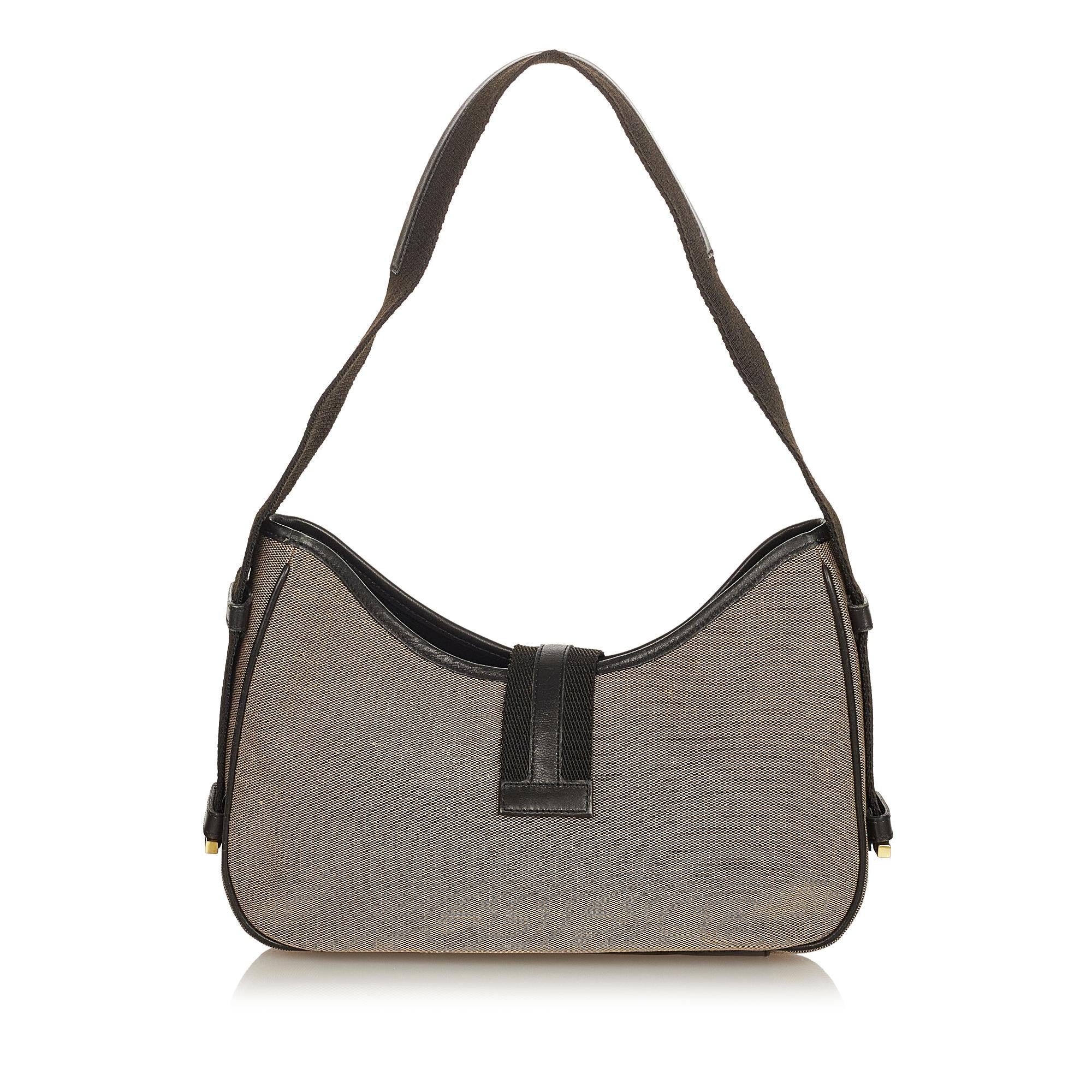 Gucci Canvas Shoulder Bag (SHG-31646)