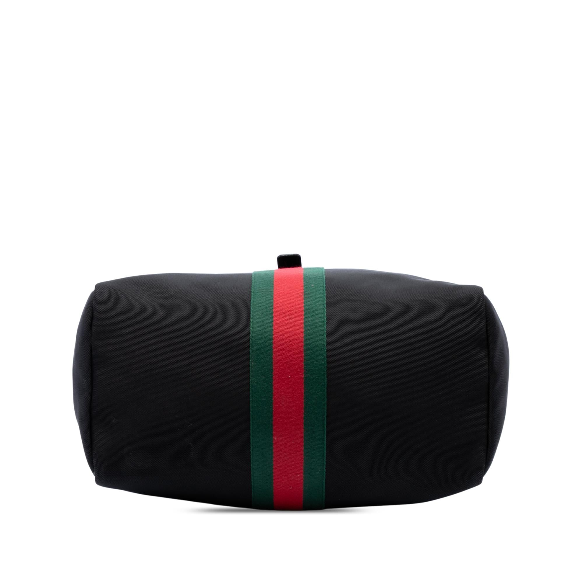 Gucci Canvas Techno Web Buckle Tote