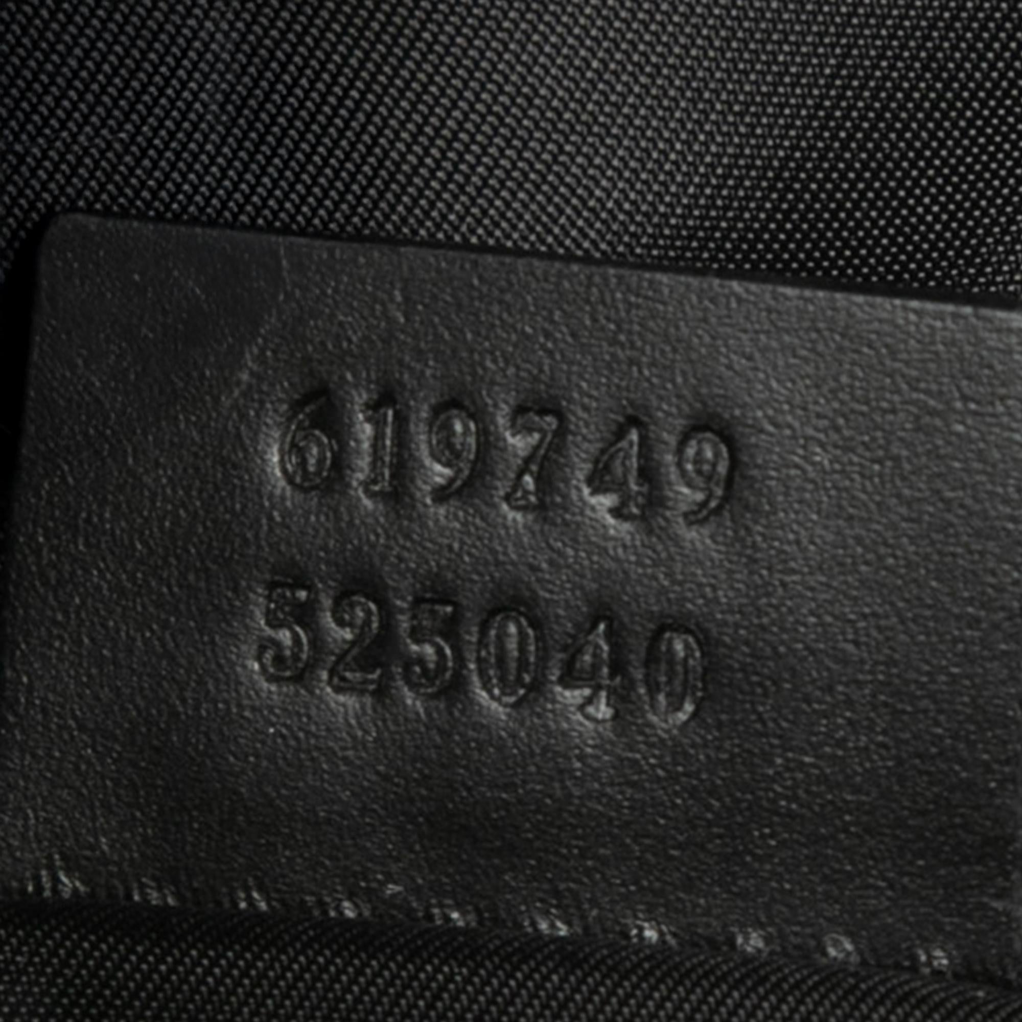 Gucci Canvas Techno Web Fold Over Backpack
