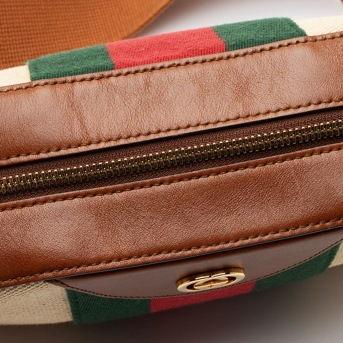 Gucci Canvas Vintage Web Camera Bag