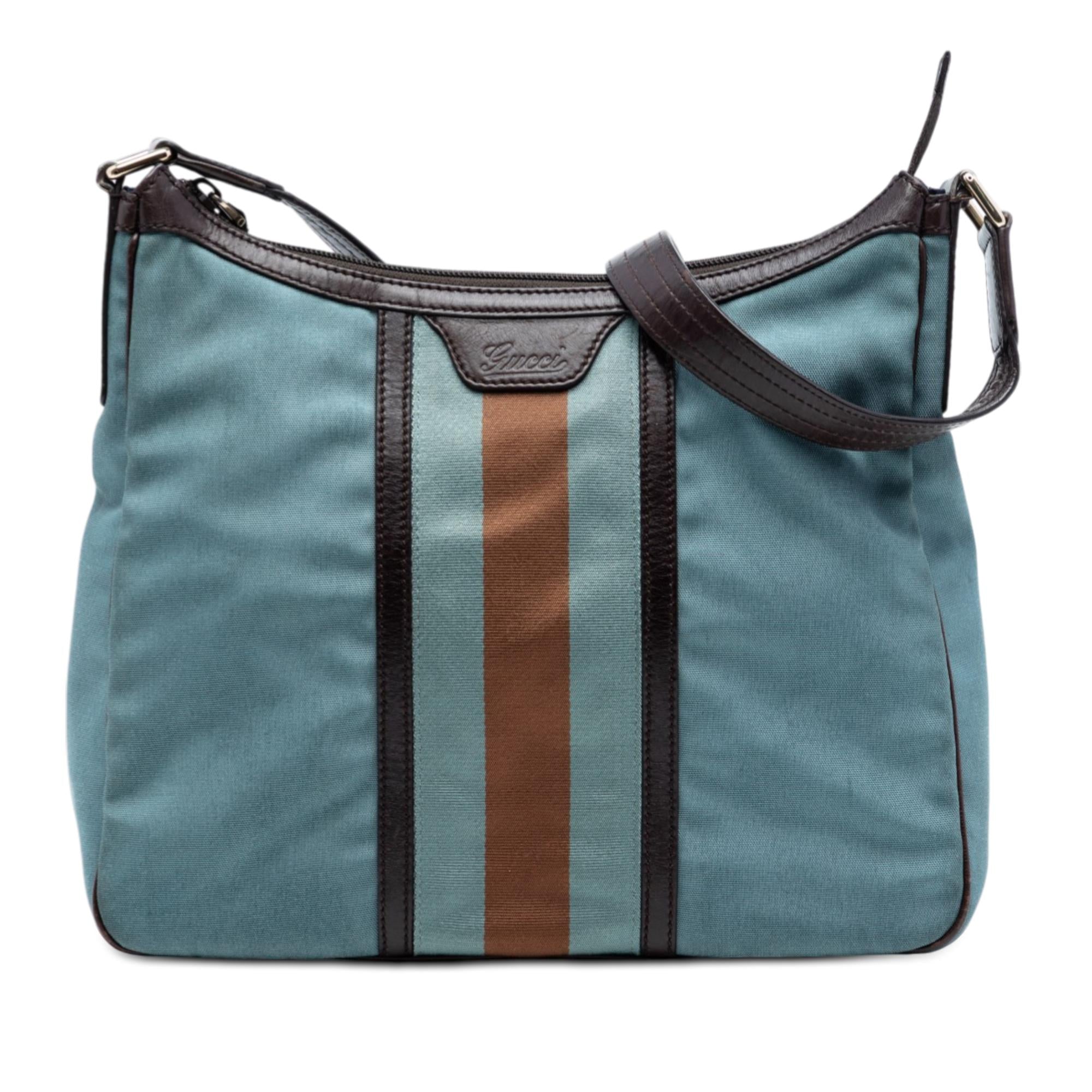 Gucci Canvas Web Shoulder Bag