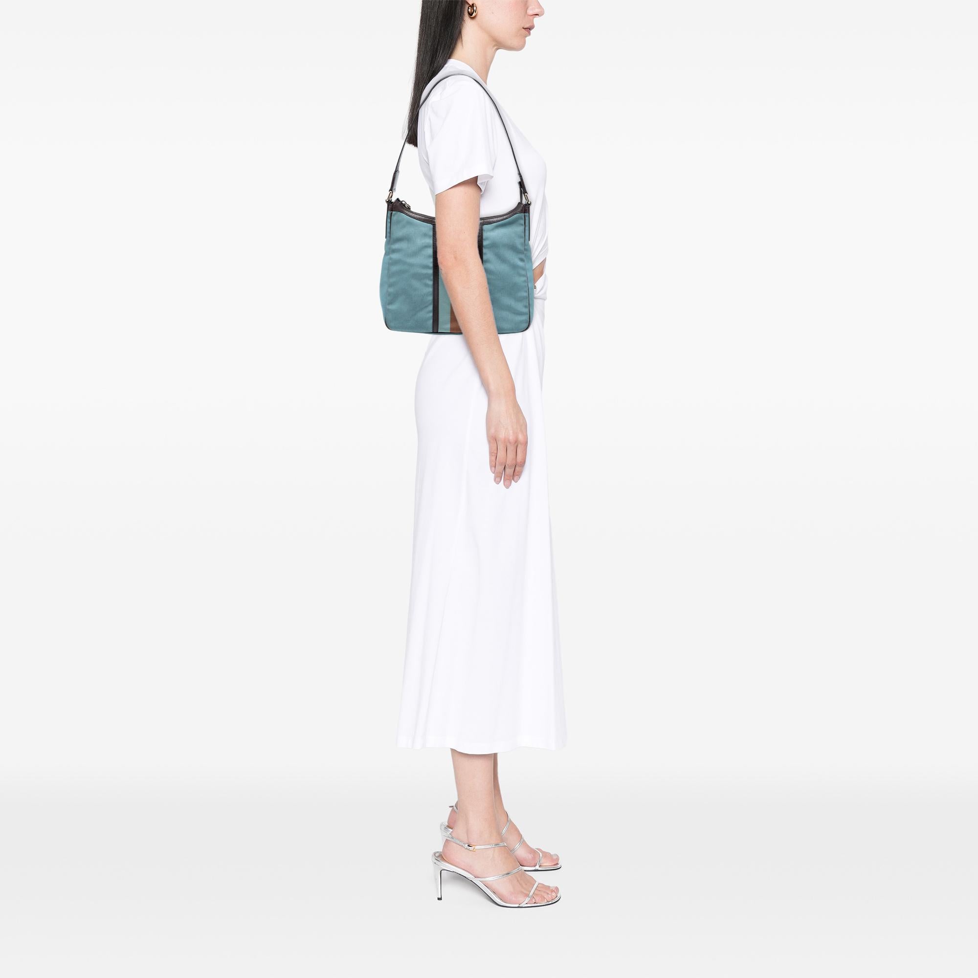 Gucci Canvas Web Shoulder Bag