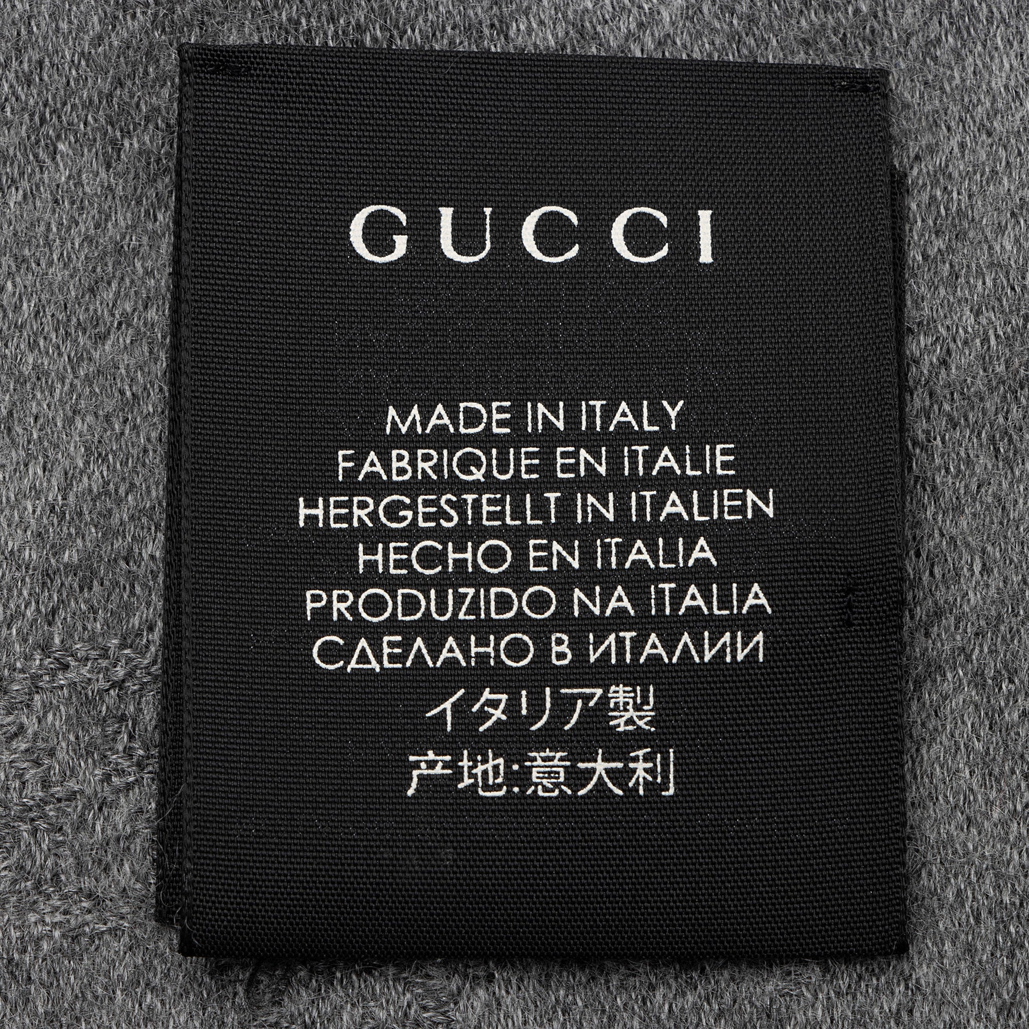 Gucci Cashmere GG Jacquard Scarf (SHF-G1cs2n)