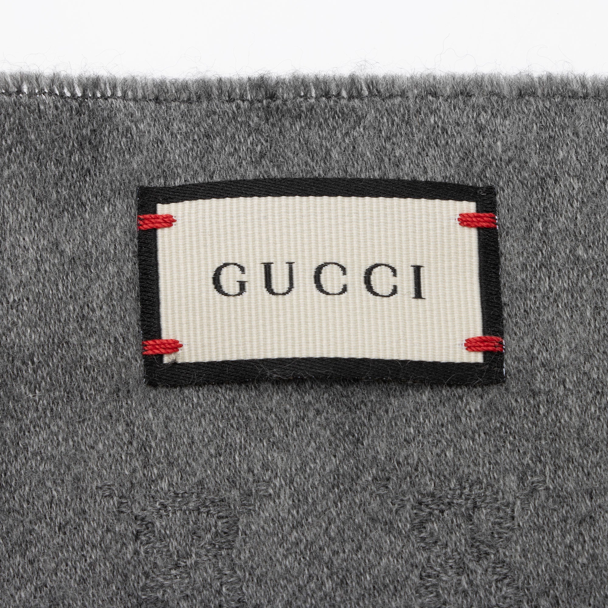 Gucci Cashmere GG Jacquard Scarf (SHF-G1cs2n)