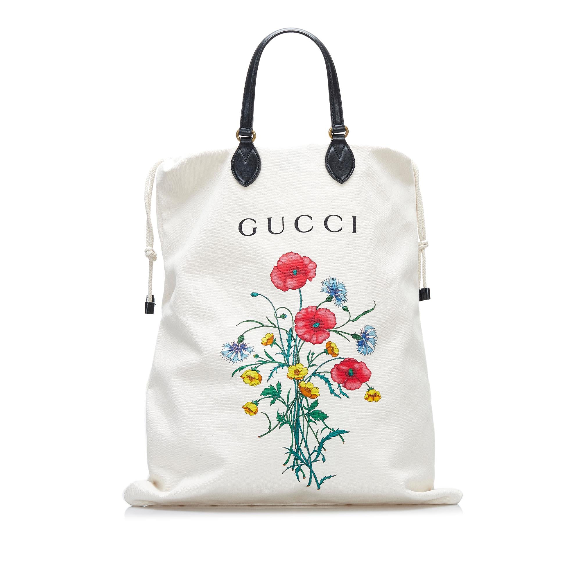 Gucci Chateau Marmont Drawstring Laundry Tote (SHG-42ZugH)
