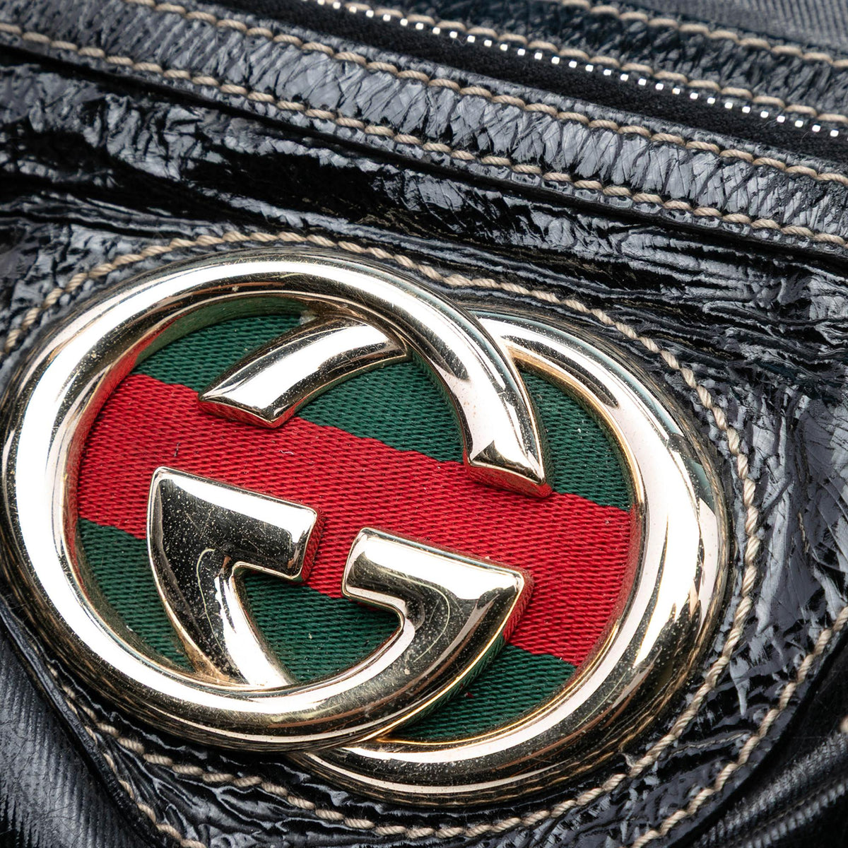 Gucci Coated Canvas Dialux Britt Boston Bag
